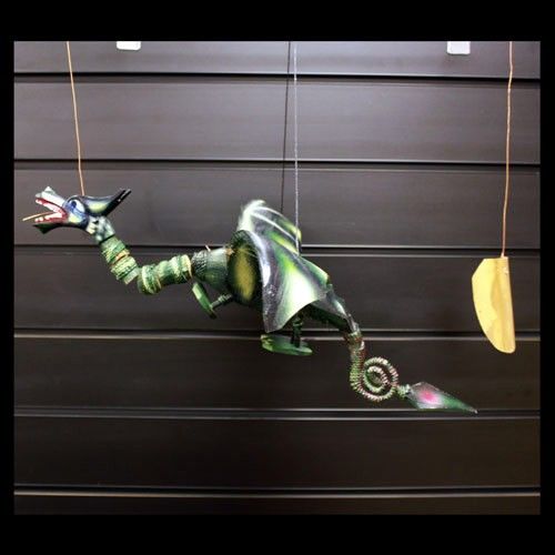 Lrg Green Coconut Dragon Mobile 50cm - Image 2