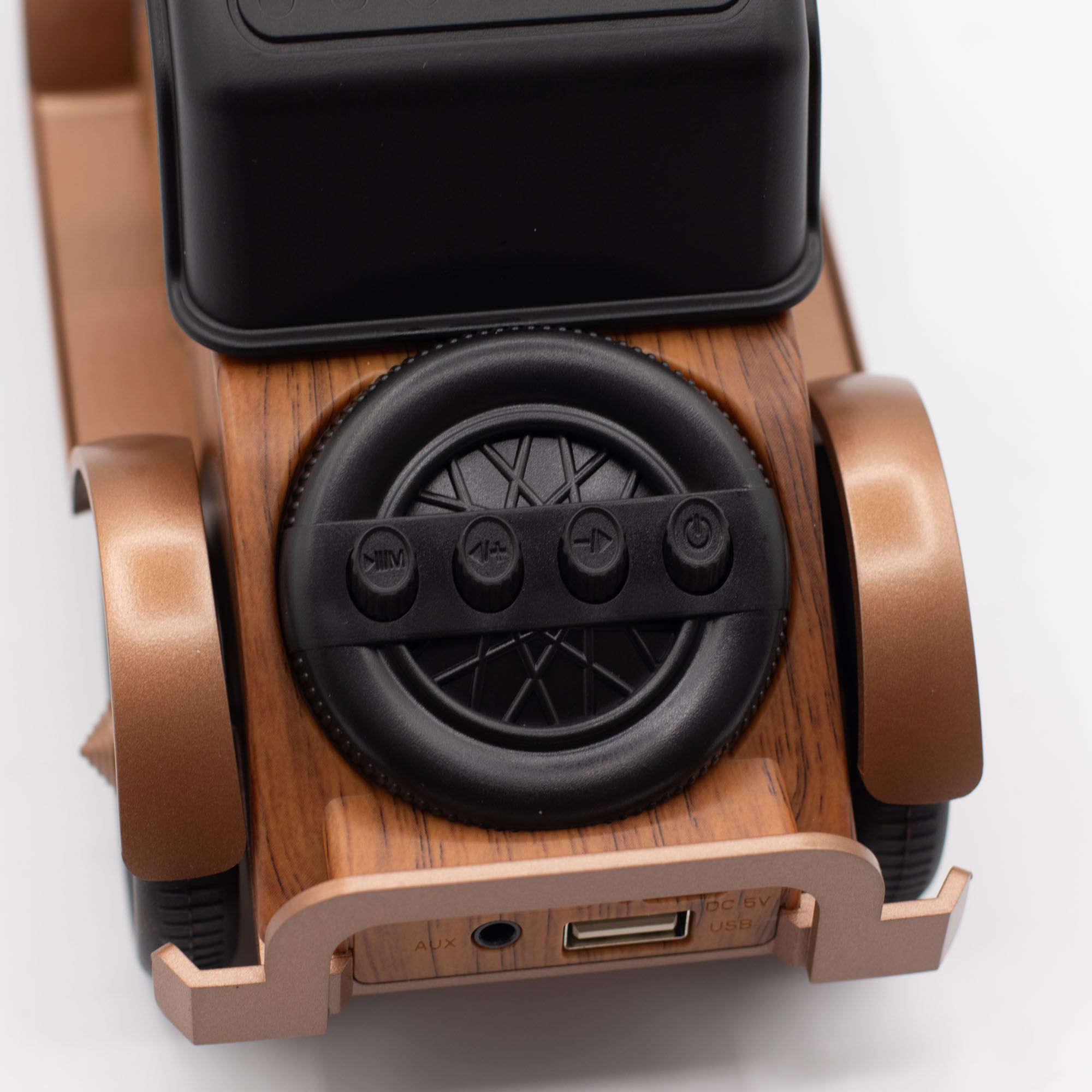 Classic Vintage Car Speaker and Phone Holder - Bluetooth - 5 watt - Image 9
