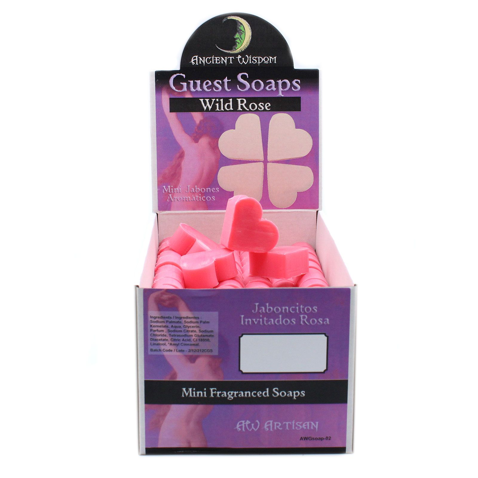 Heart Guest Soap - Wild Rose - Image 2