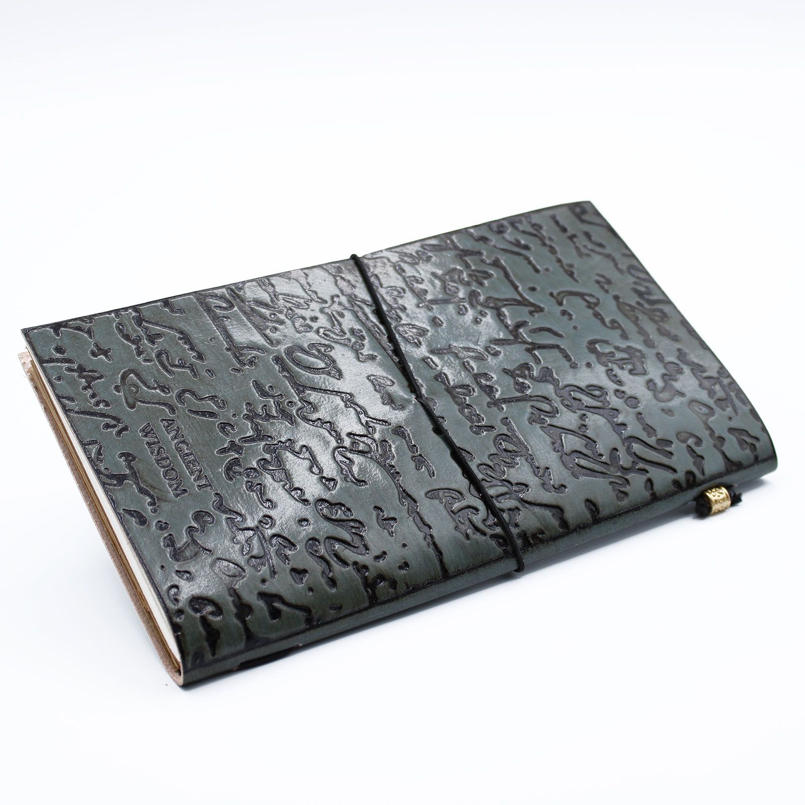 Handmade Leather Journal - Important Things To Do - Grey (80 pages) - Image 2
