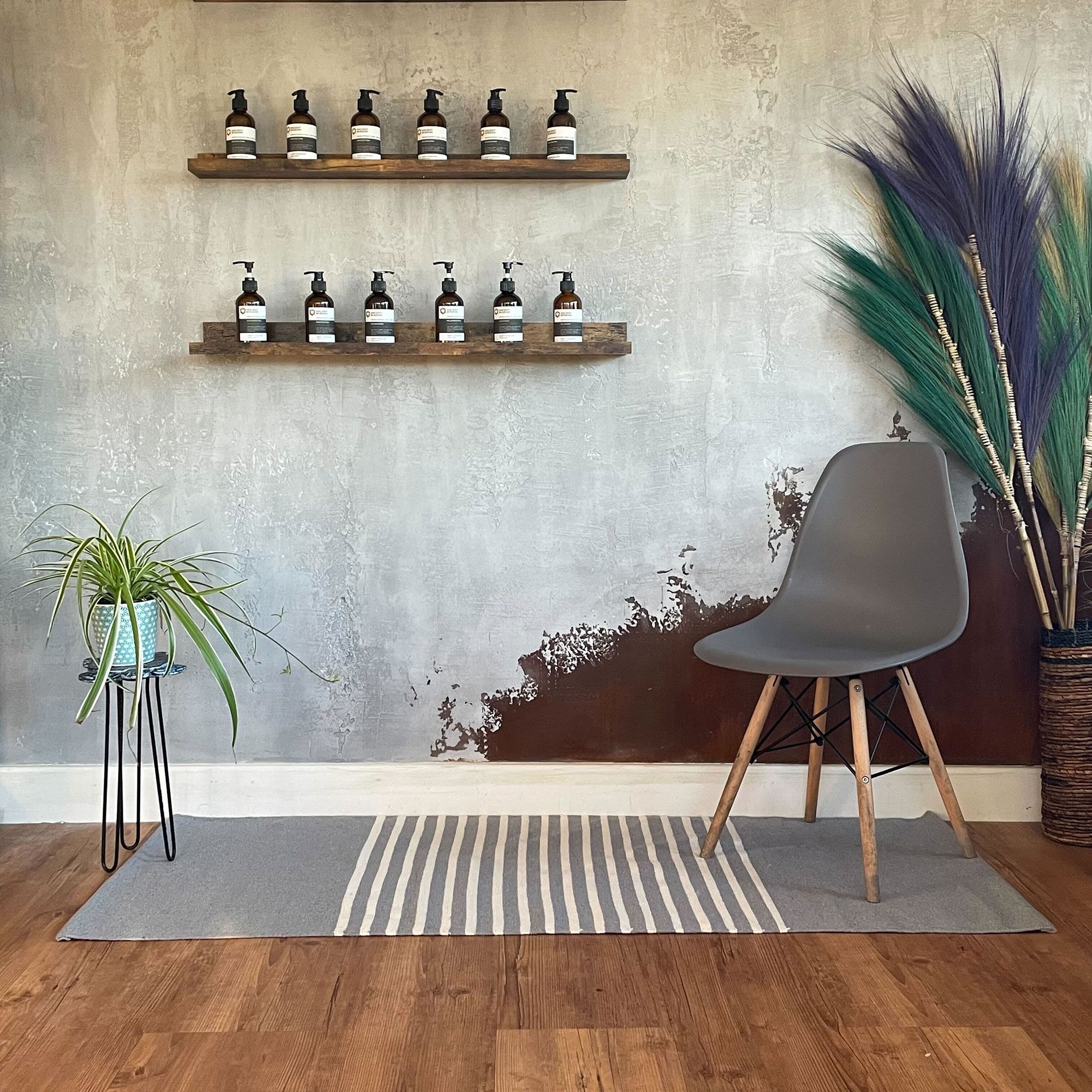 Indian Cotton Rug - 70x170cm - Grey - Image 4
