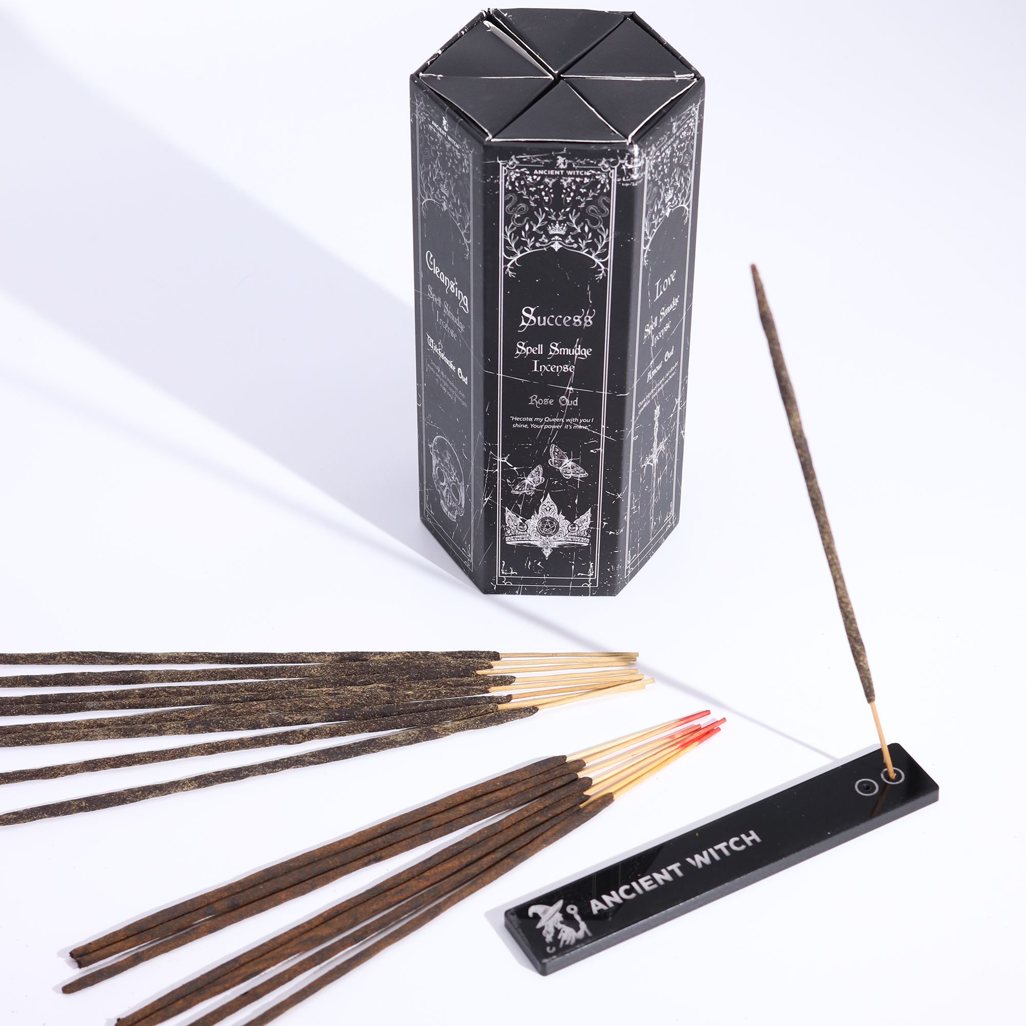 Pyramid Shape Display Incense - Set of 5 Ancient Witch Scents & Spells - Image 3