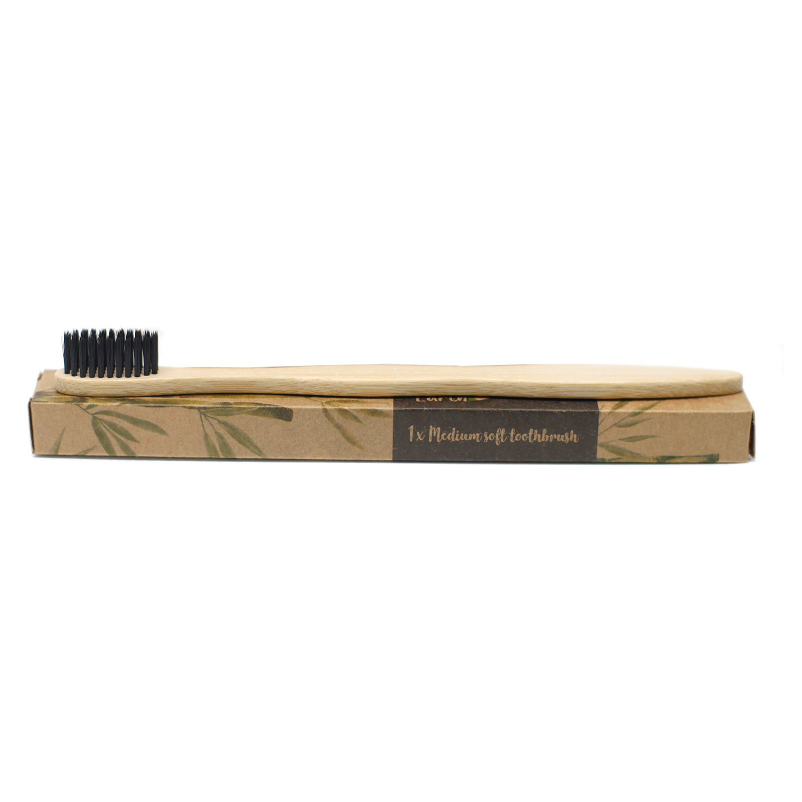 Bamboo Toothbrush - Charcoal Medium Soft - Image 3