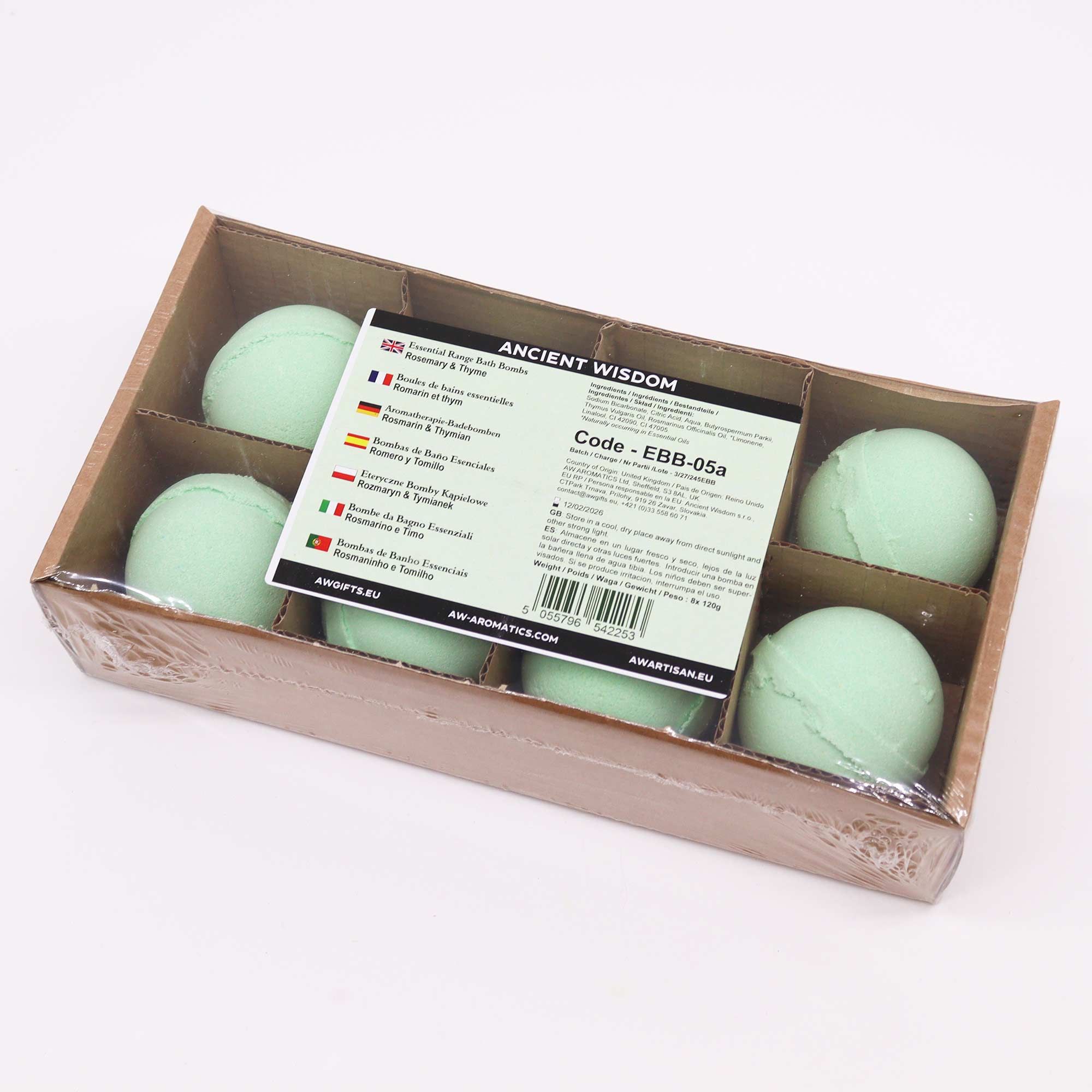 Essential Oil Bath Bomb - Rosemary & Thyme - Image 2
