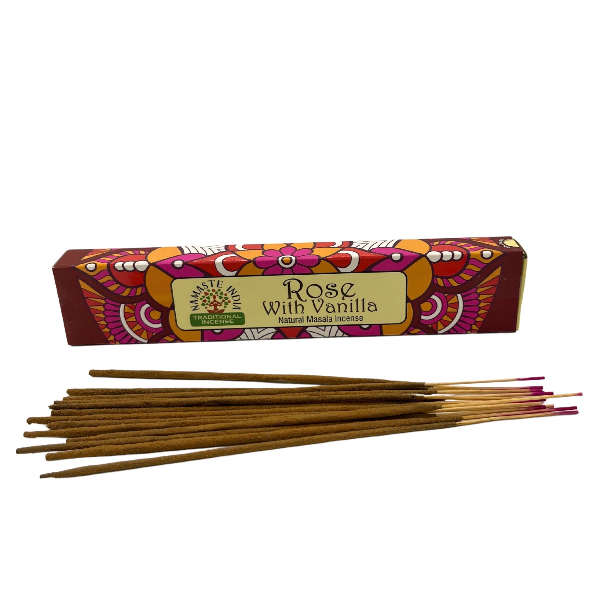 Namaste Mandala Masala Incense - Rose With Vanilla - Image 2
