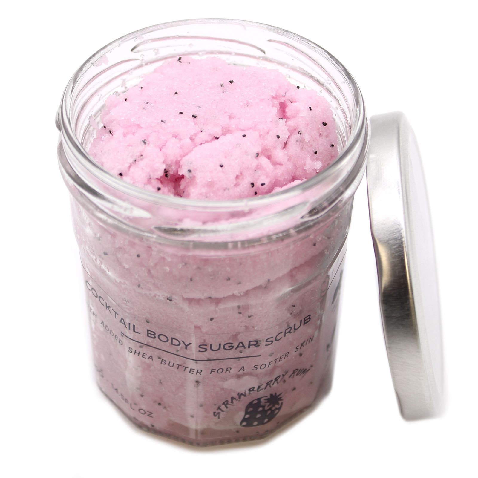 Fragranced Sugar Body Scrub - Strawberry Rum 300g - Image 2