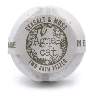 Agnes + Cat Bath Fizzer - Seasalt and Moss
