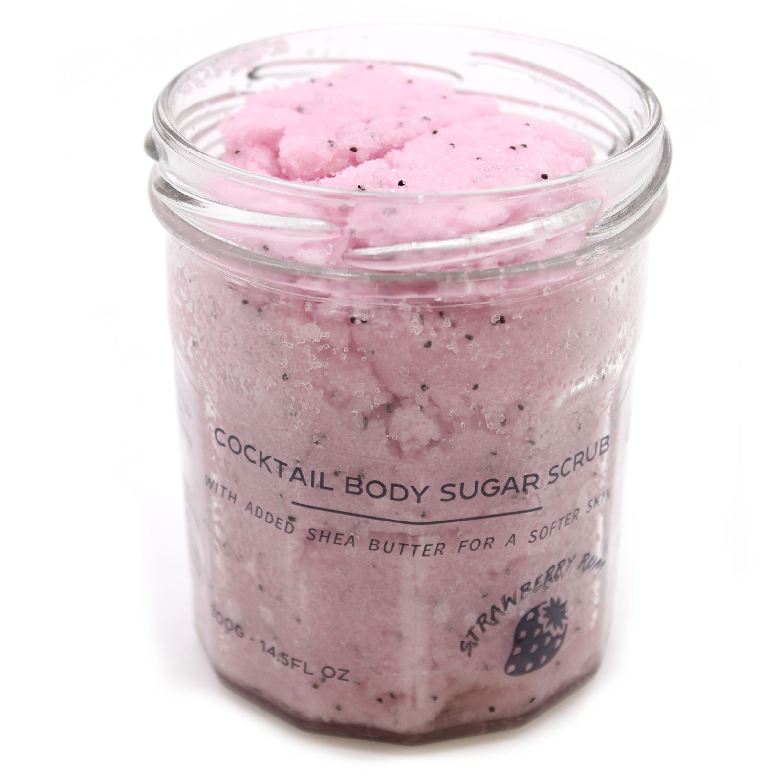 Fragranced Sugar Body Scrub - Strawberry Rum 300g - Image 3
