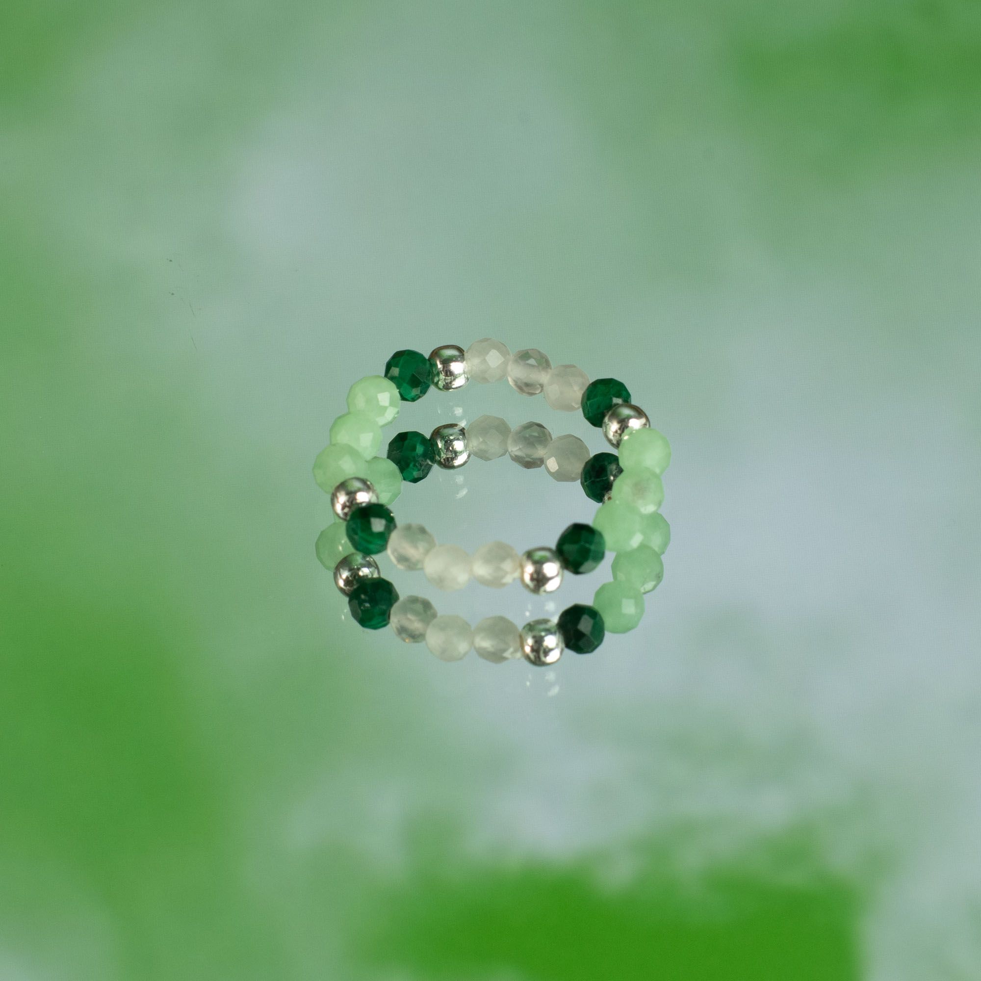 Nymph Spirit Gemstone Ring Set - Forest Spirit - Image 9