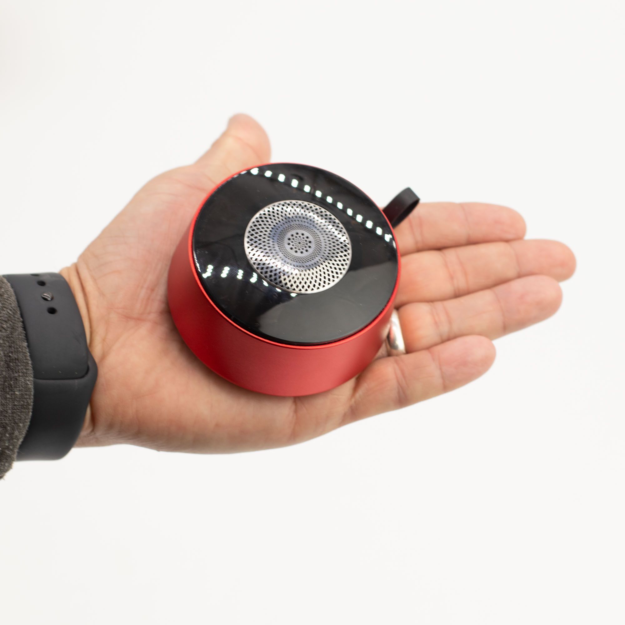 Red Mandala Lighting Effect Mini Speaker - Image 2