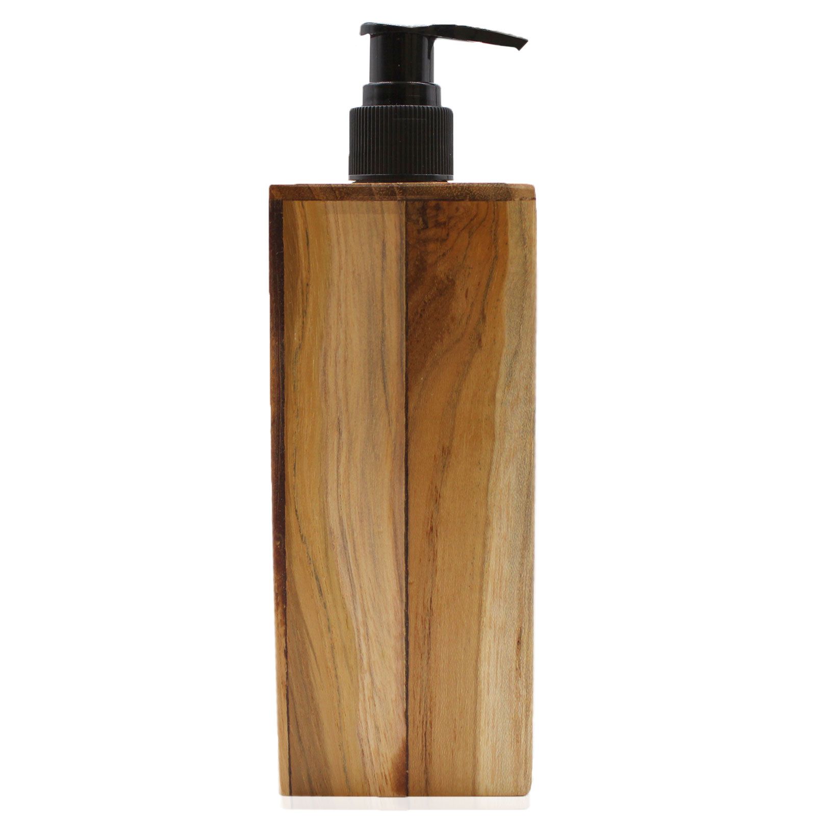 Natural Teakwood Soap Dispenser - Square - Image 4