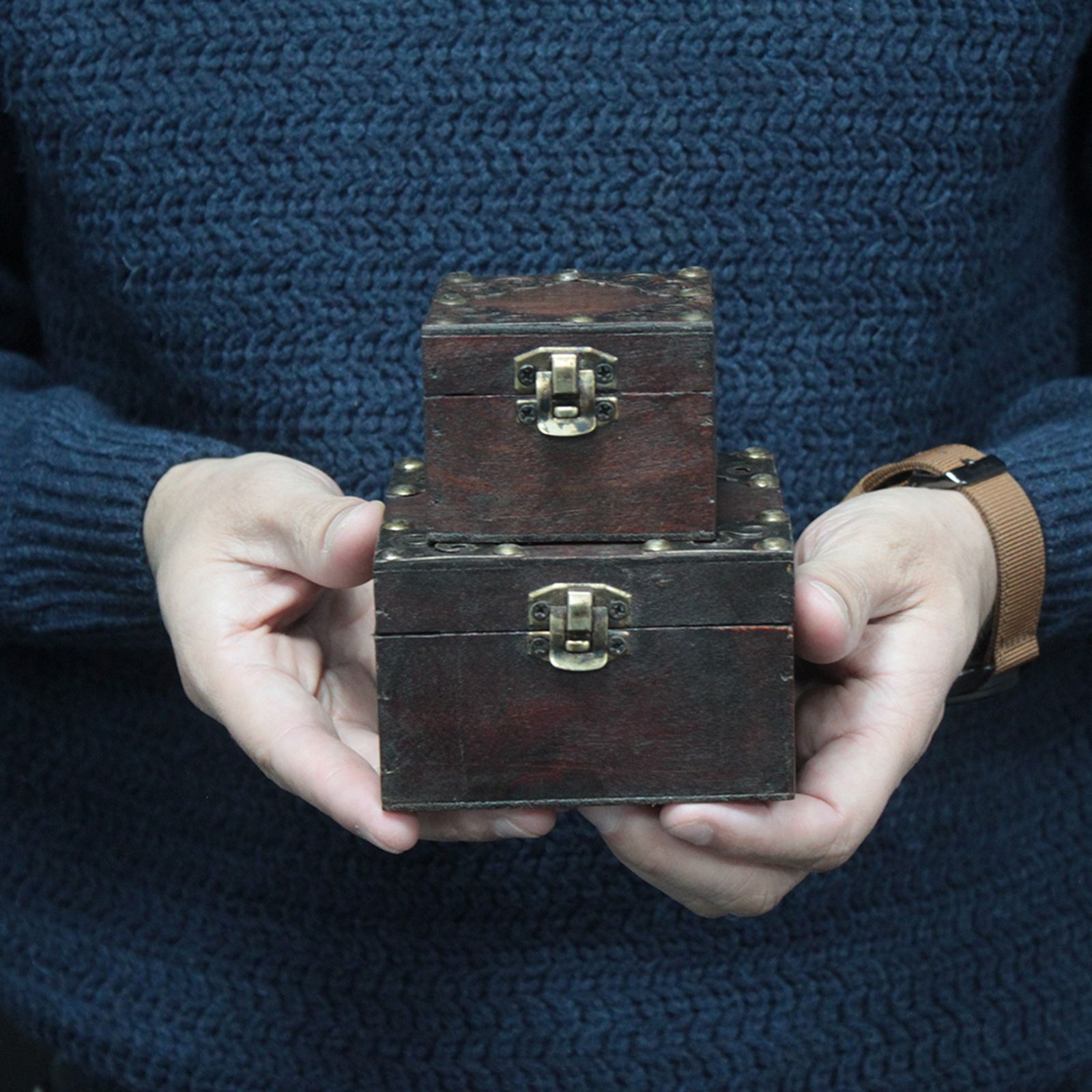 Set of 2 Gothic Square Boxes - Image 4