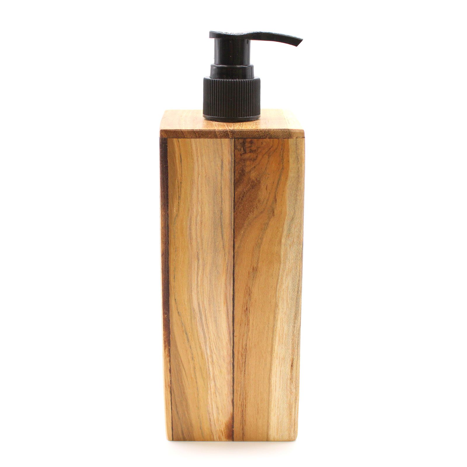 Natural Teakwood Soap Dispenser - Square - Image 5