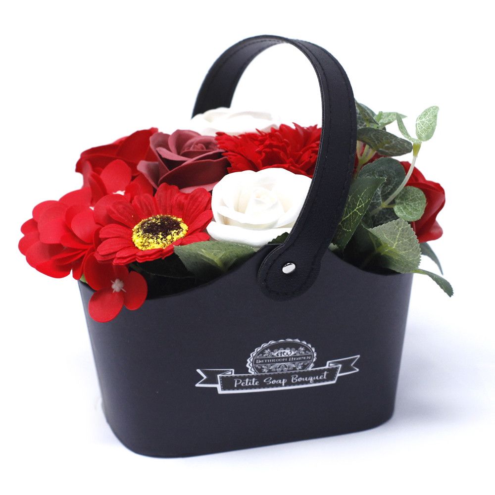 Bouquet Petite Basket - Rich Reds - Image 3