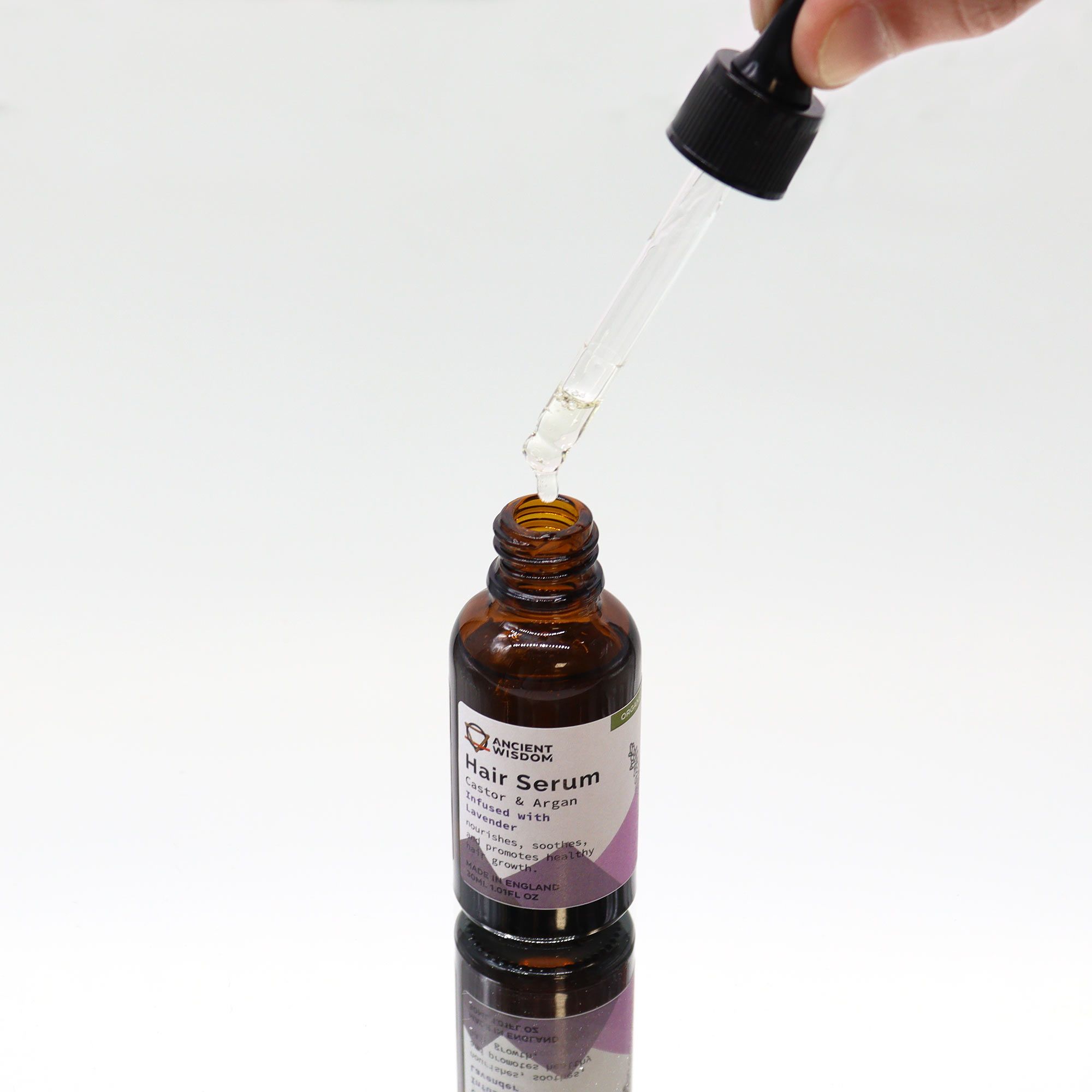 Organic Hair Serum 30ml - Lavender - Image 2