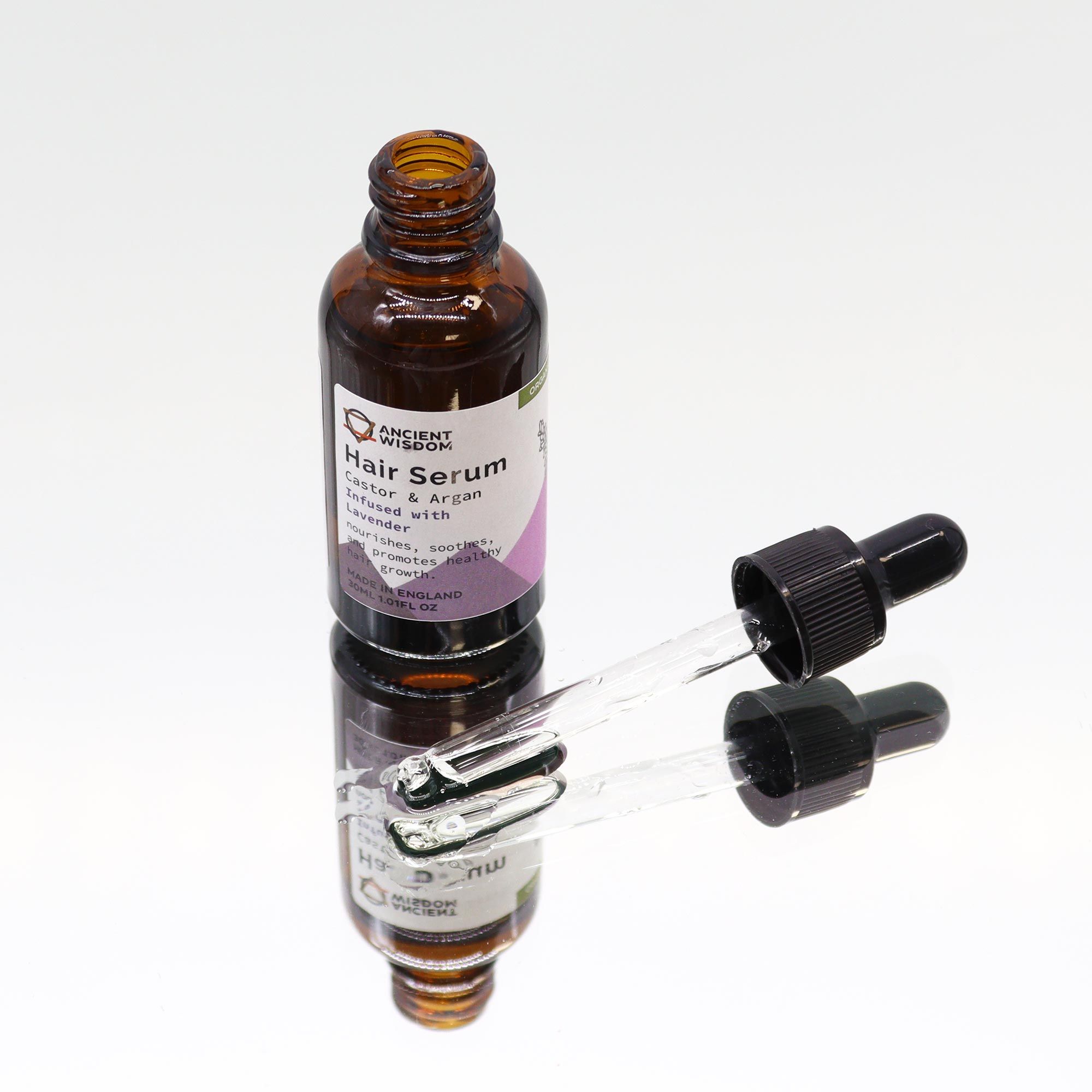 Organic Hair Serum 30ml - Lavender - Image 3