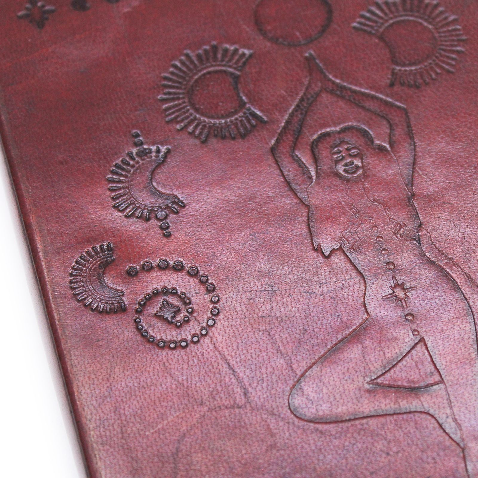 Small Notebook with strap - Cosmic Goddess - Image 4
