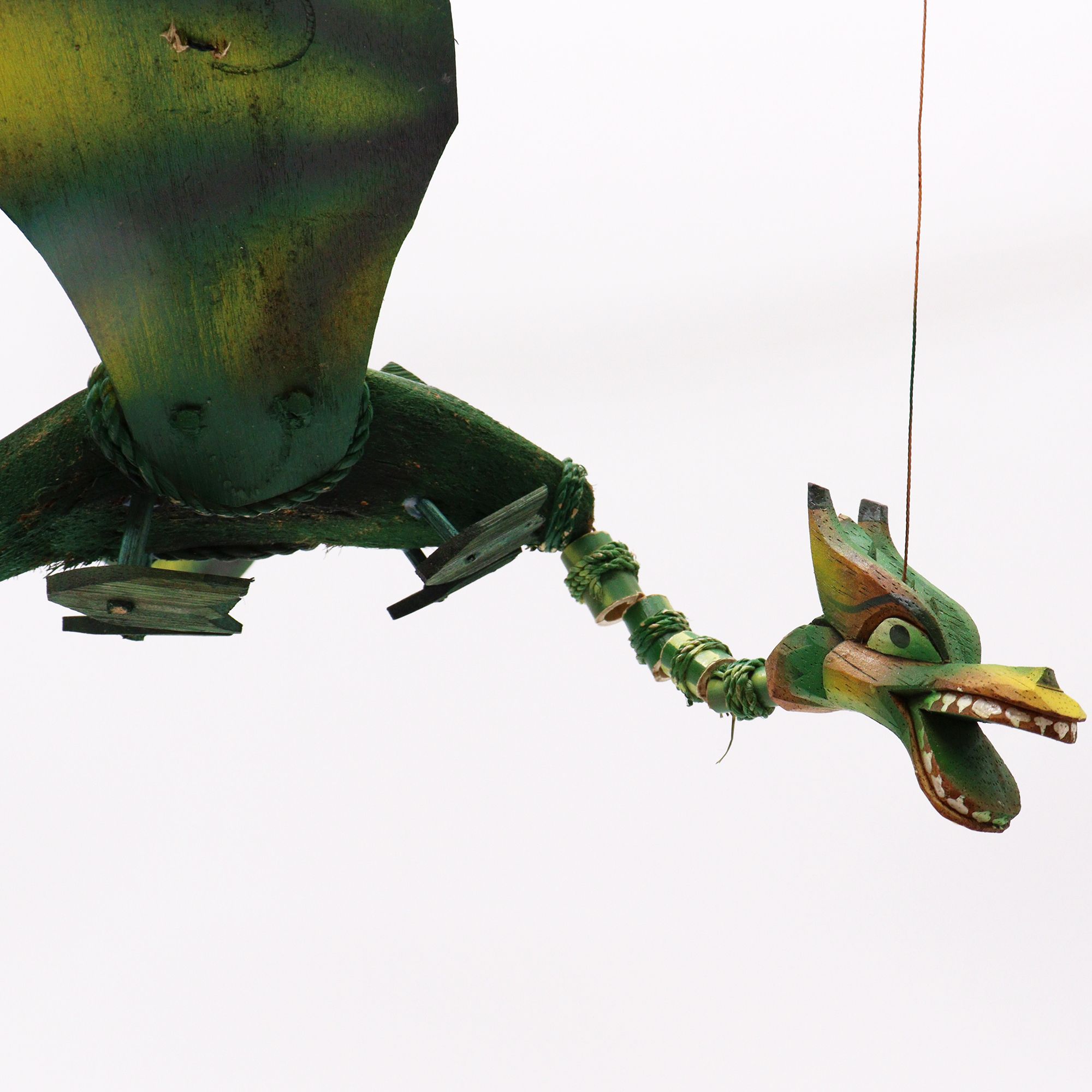 Green Coconut Dragon Mobile 37cm - Image 7