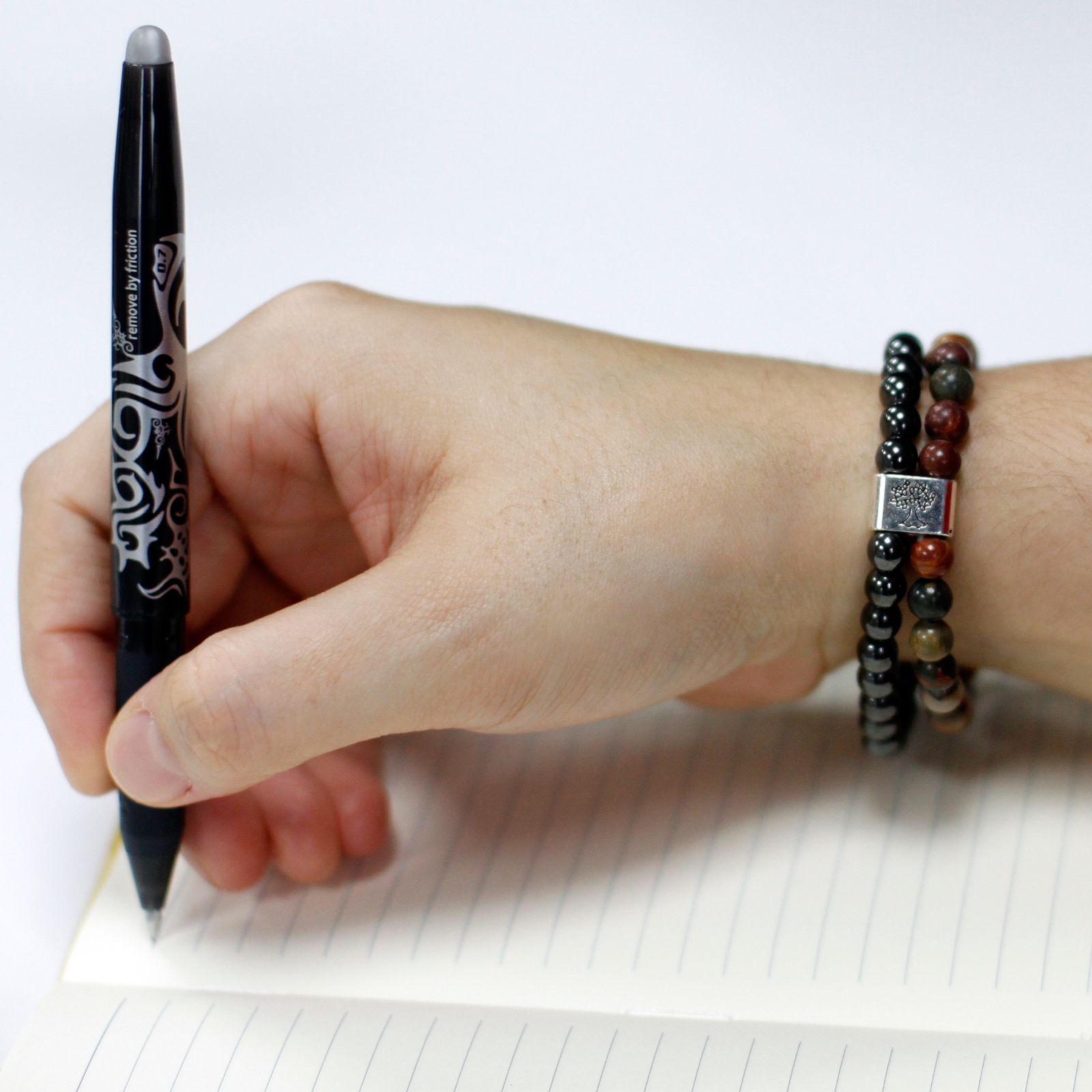 Magnetic Gemstone Bracelet - Picasso Jasper - Image 6