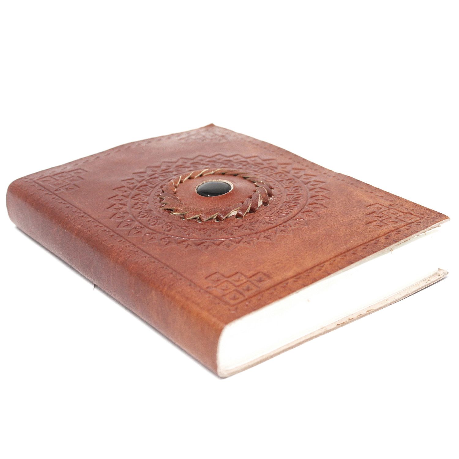 Leather Black Onyx Notebook (7x5") - Image 2