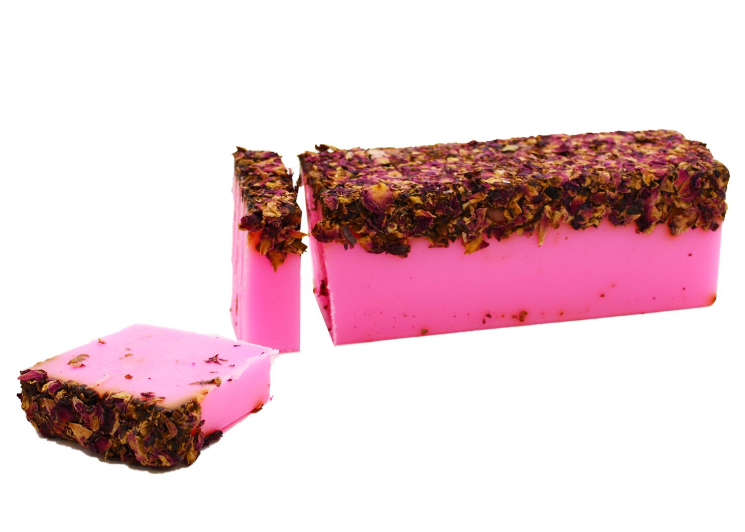 Rose & Rose Petals - Soap Loaf - Image 3