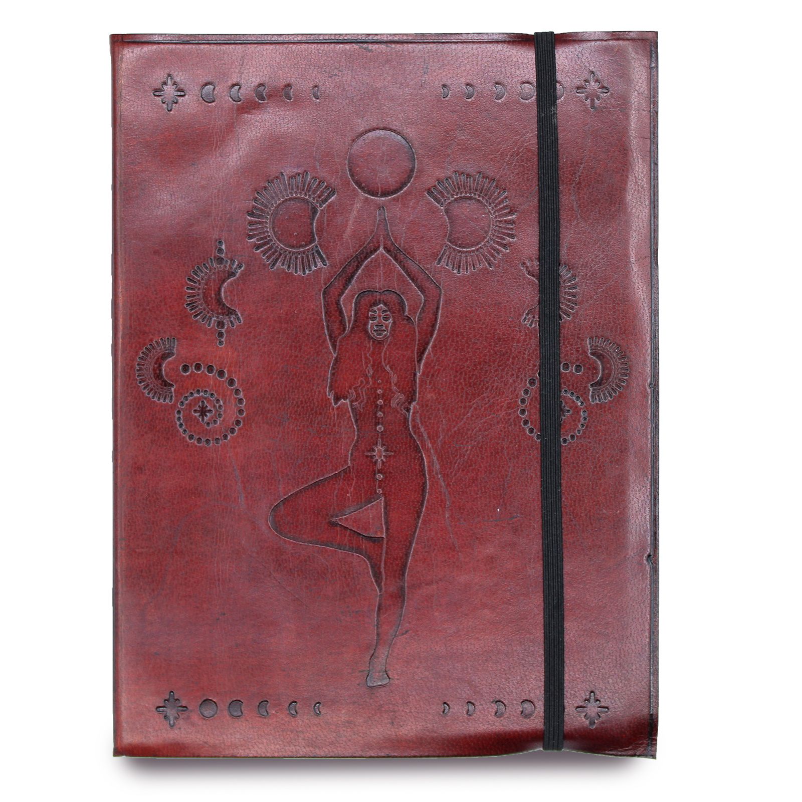 Medium Notebook with strap - Cosmic Goddess - Image 2