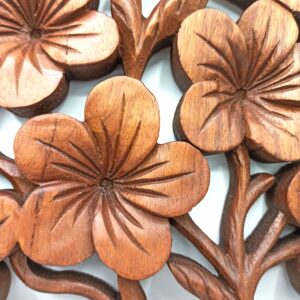 Tree of Life Frangipani Panel - 40cm