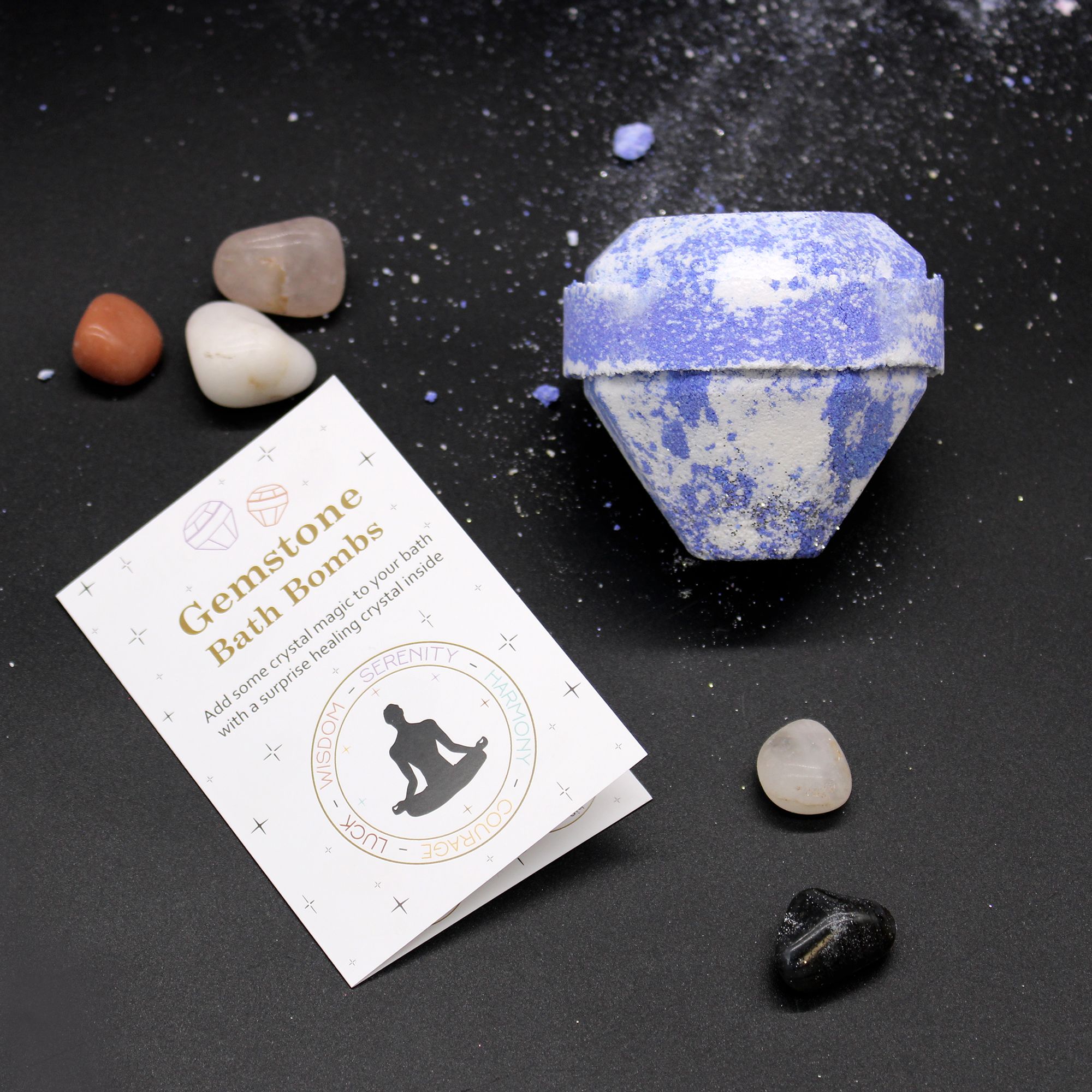 Gemstone Bath Bomb - Raspberry & Pomegranate - Image 8