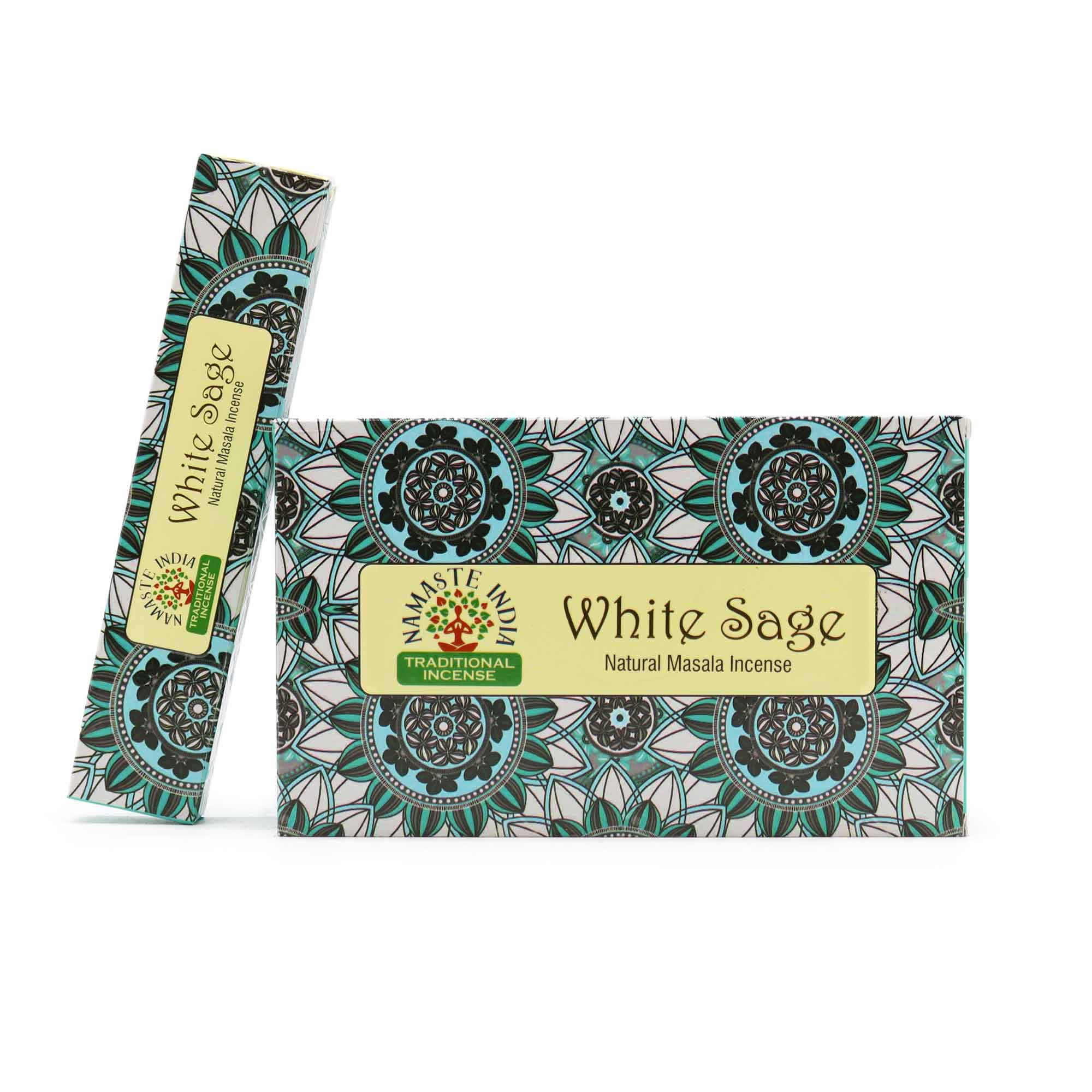 Namaste Mandala Masala Incense - White Sage - Image 6