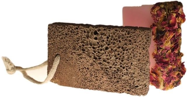 Volcanic Foot Stone -Square Soap Shape - Image 2