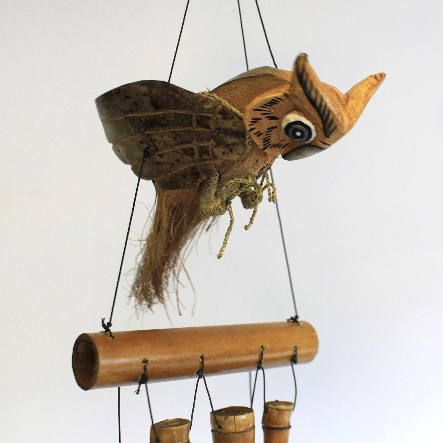 Coconut Owl Windchimes - Image 2