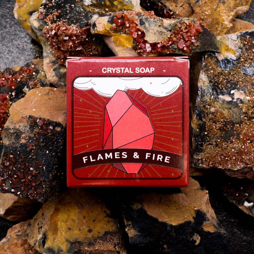 Crystal Elemental Soap – Fire Crystal Elemental Soap – Fire