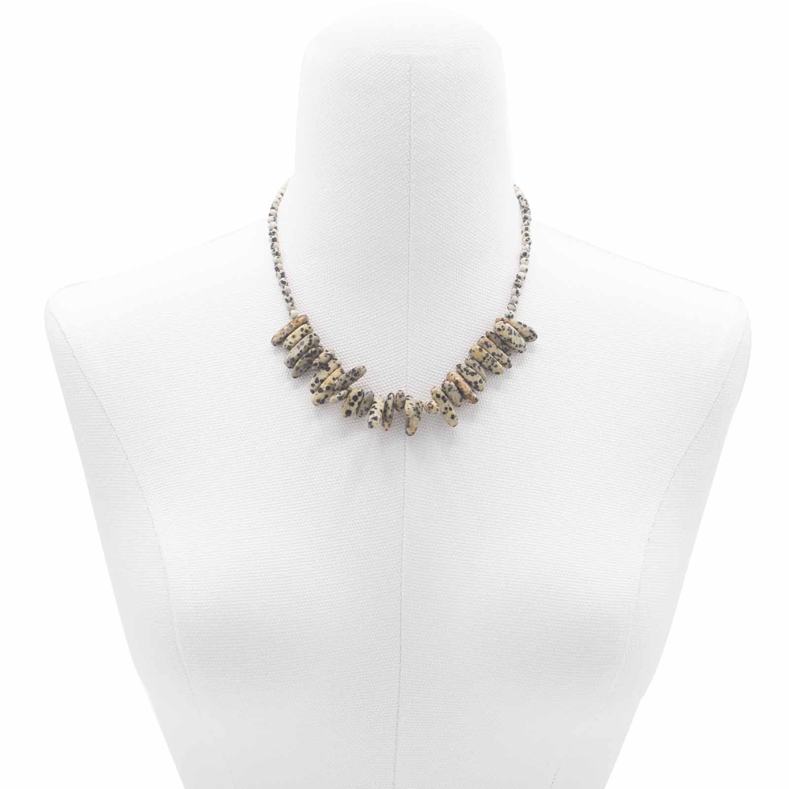 Longstone Gem Necklace - Dalmatian Stone - Image 2