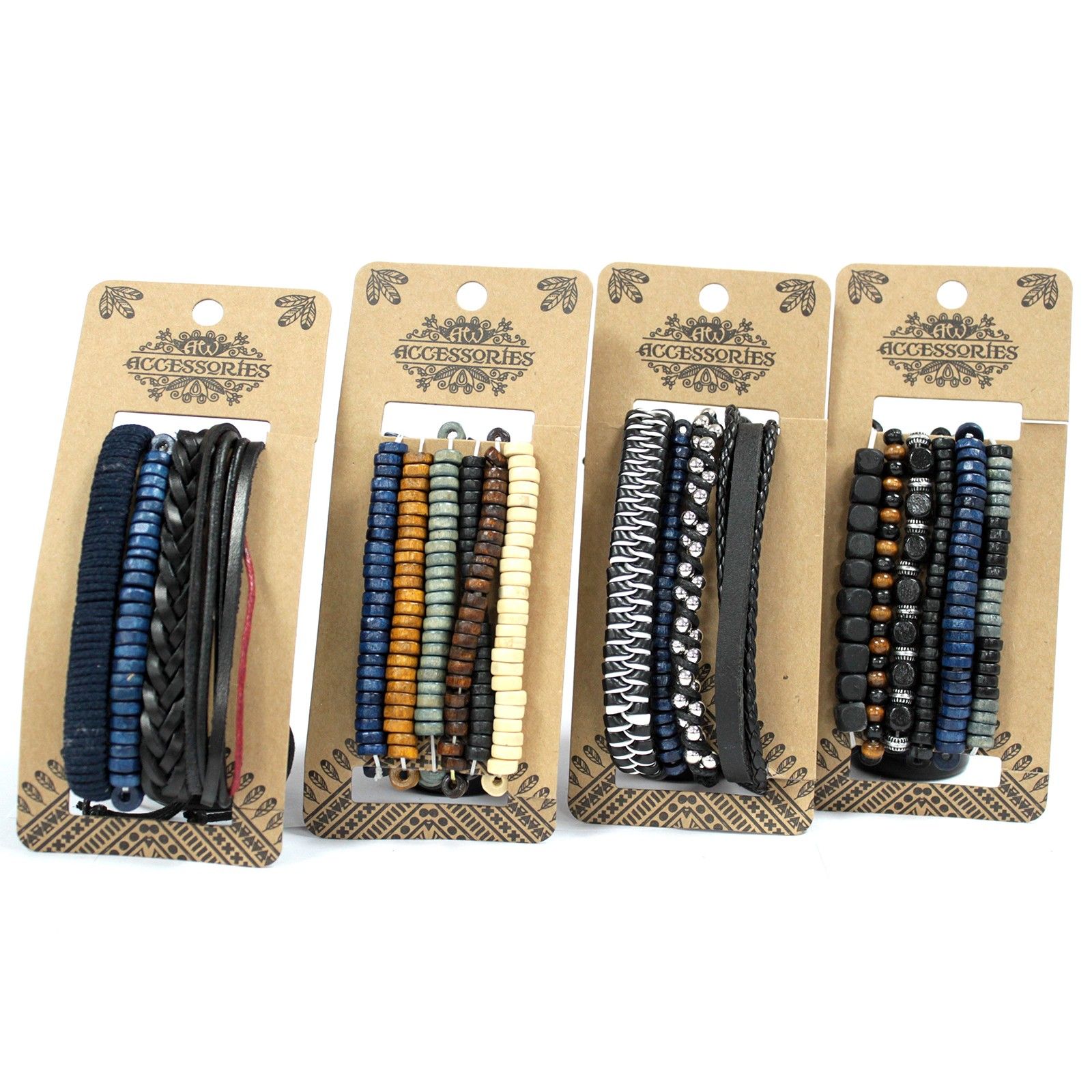Mens Bracelet Sets - Moody & Blue (asst) - Image 8