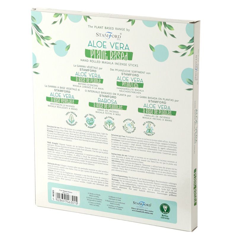 Plant Based Masala Incense Sticks - Aloe Vera - Image 2