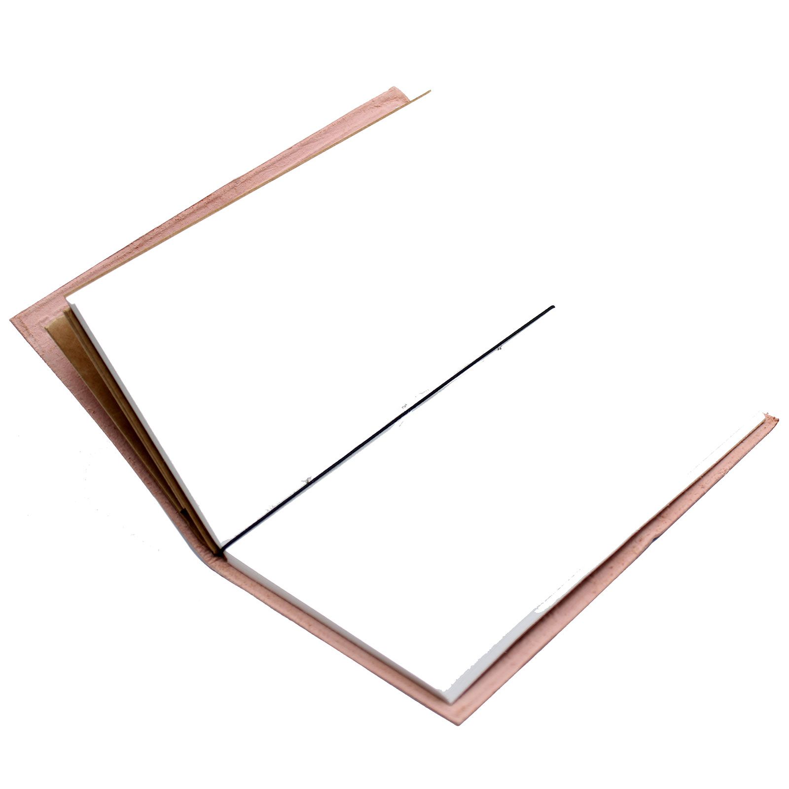 Handmade Leather Journal - Important Things To Do - Grey (80 pages) - Image 4