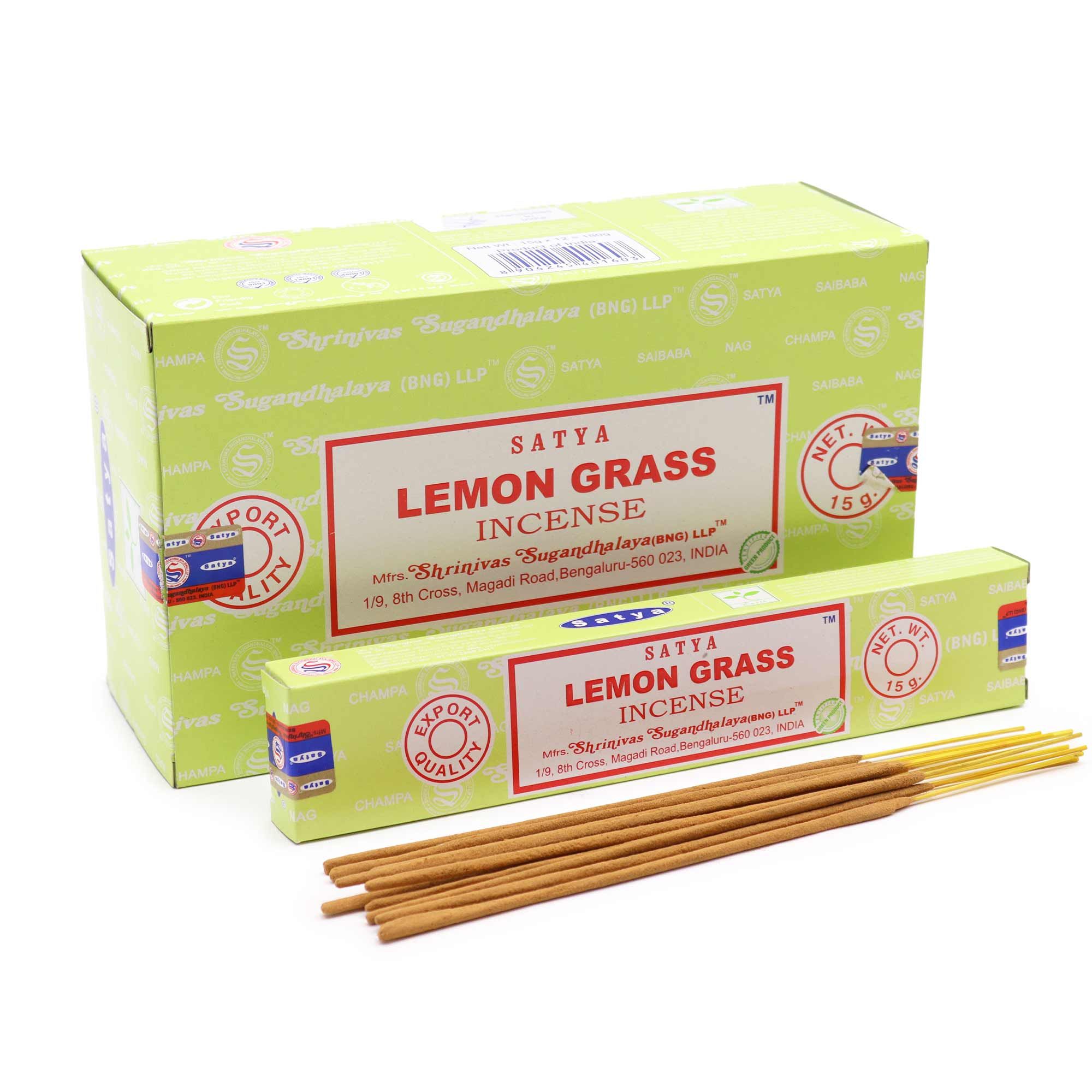 Satya Incense 15gm - Lemongrass - Image 3