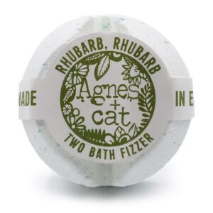 Agnes + Cat Bath Fizzer - Rhubarb Rhubarb