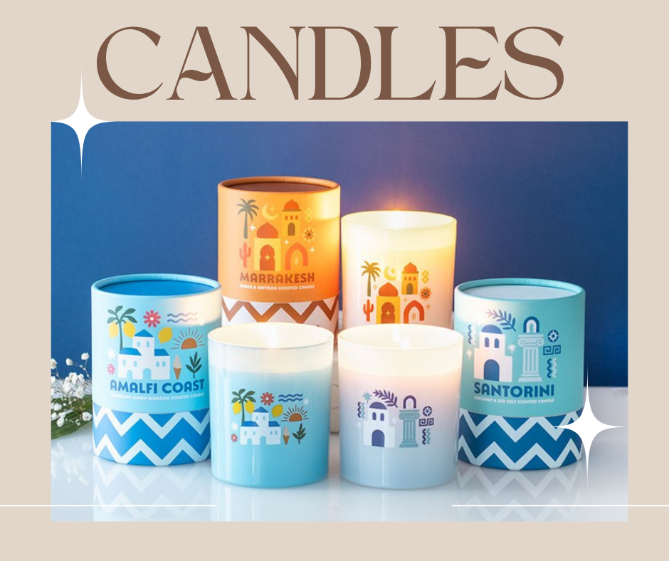selection of candles