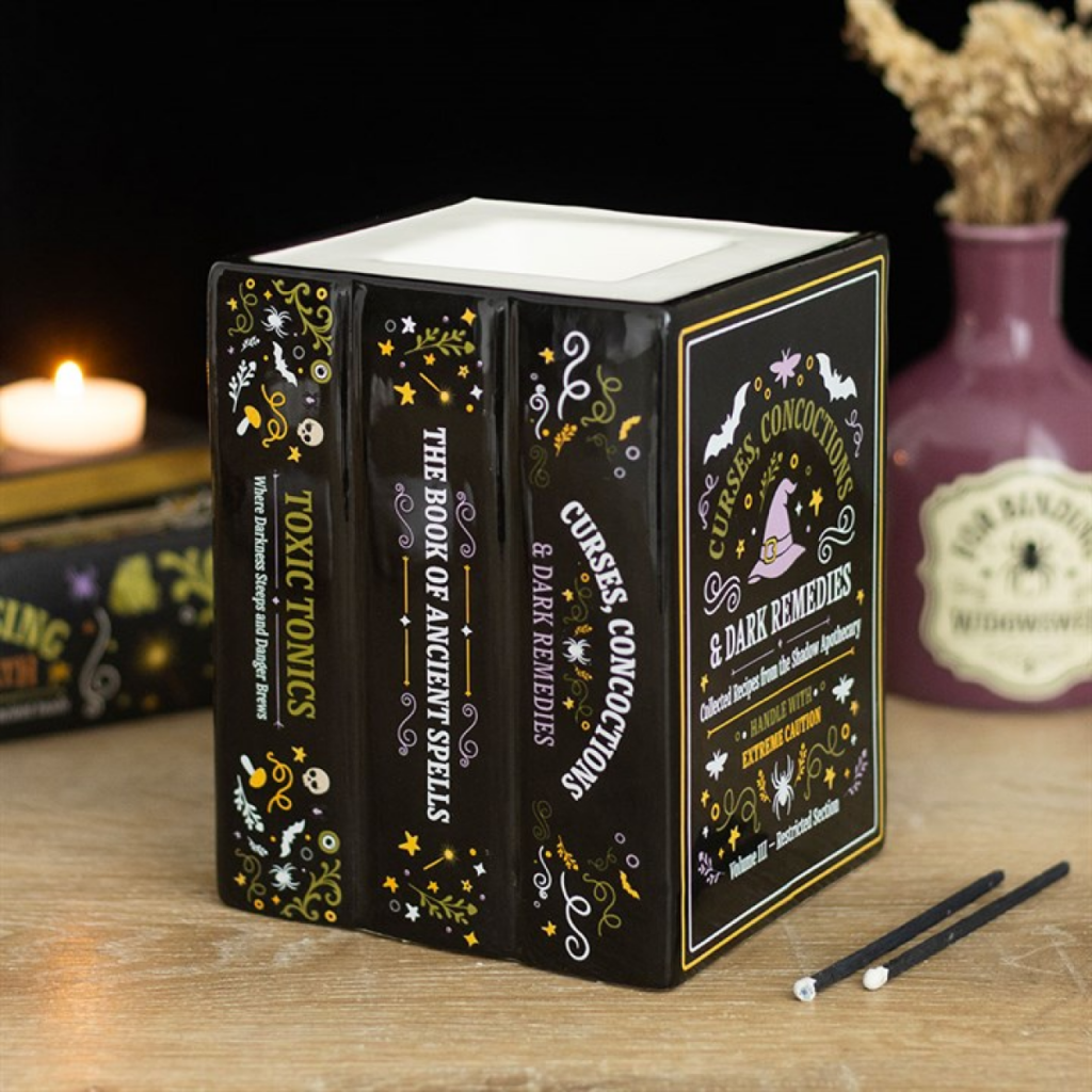 Witch’s Apothecary Book Shaped Oil Burner and Wax Warmer Witch’s Apothecary Book Shaped Oil Burner and Wax Warmer