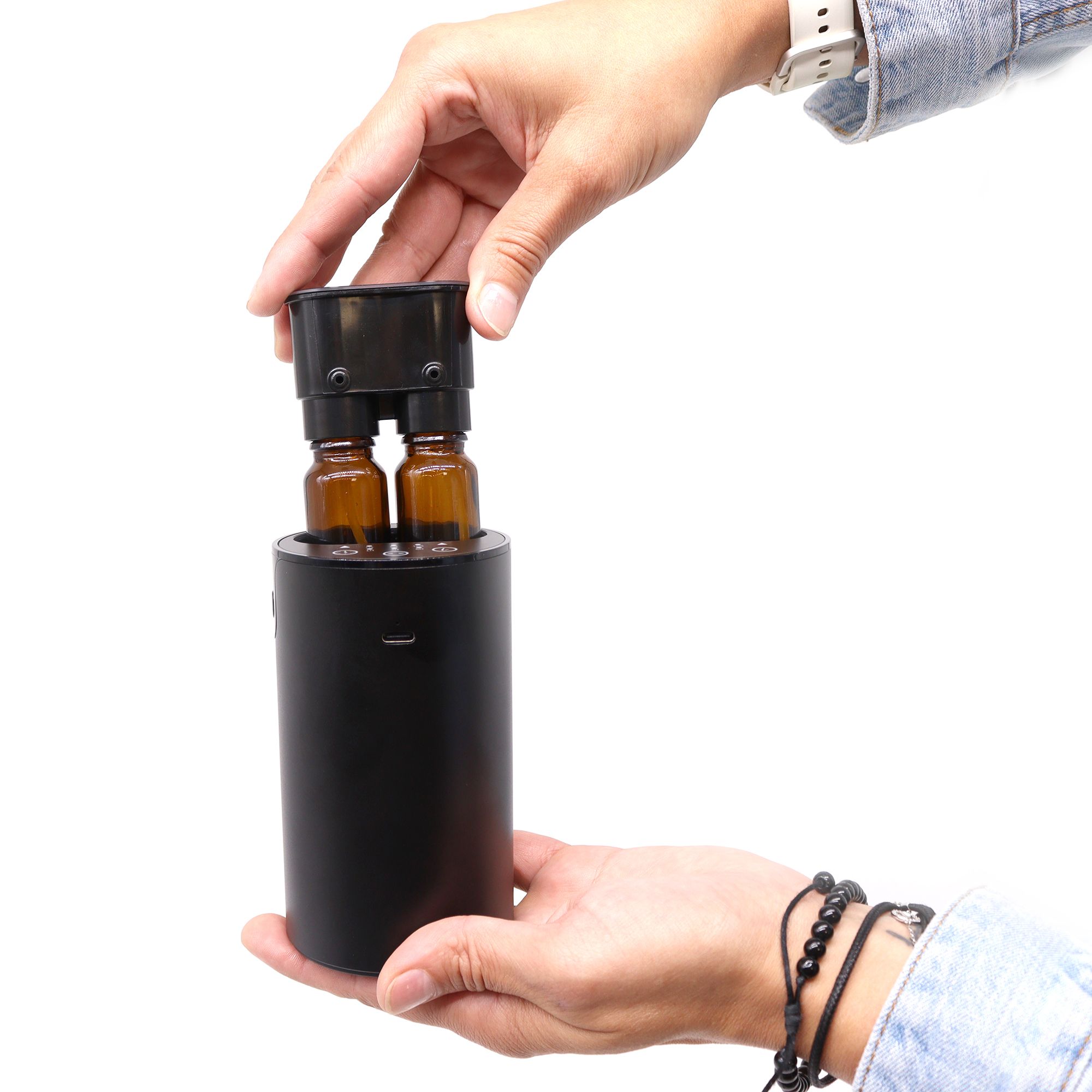 Double (switchable) Essential Oil Waterless Nebulizer- USB to C - Image 5