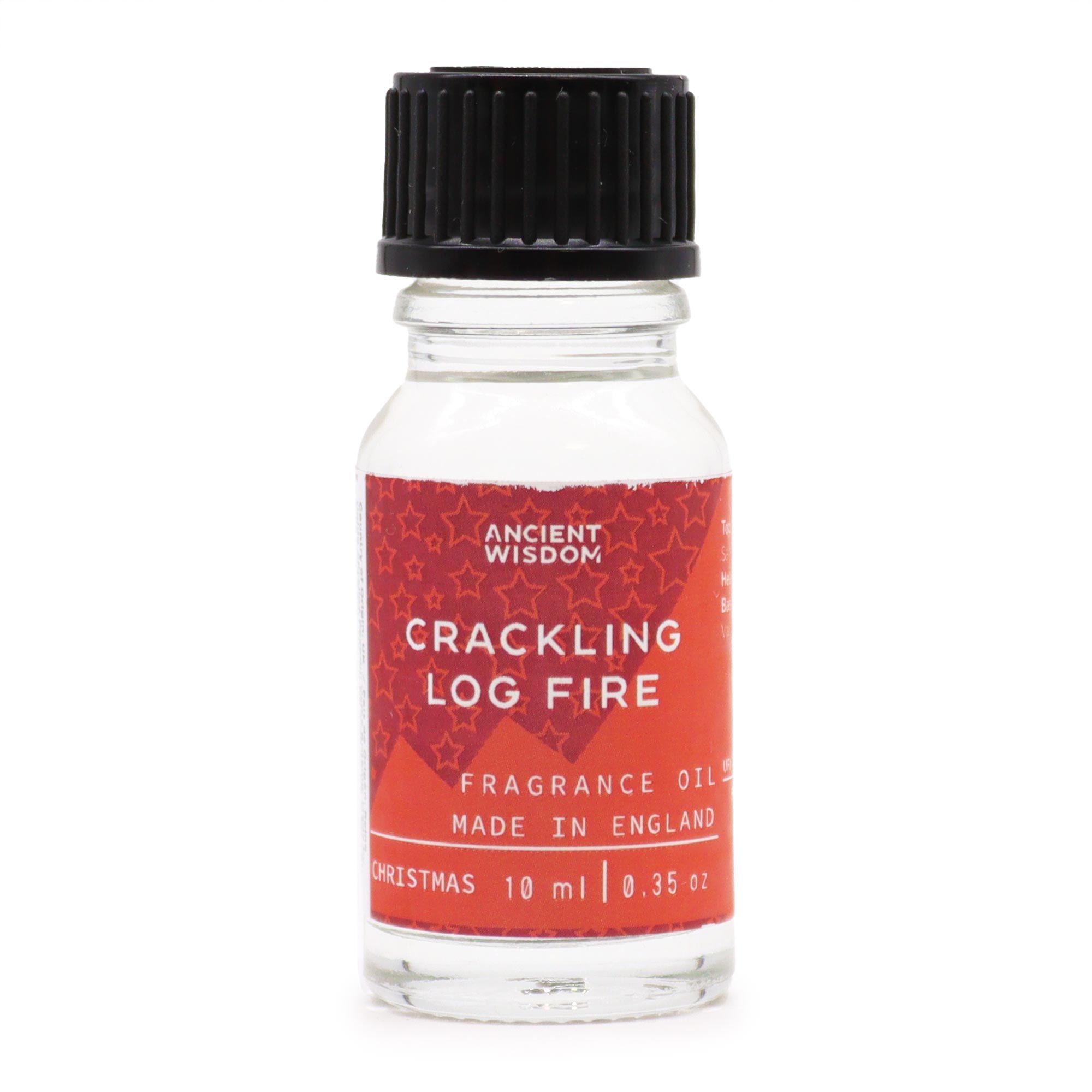Crackling Log Fire Fragrance Oil 10ml - Image 2