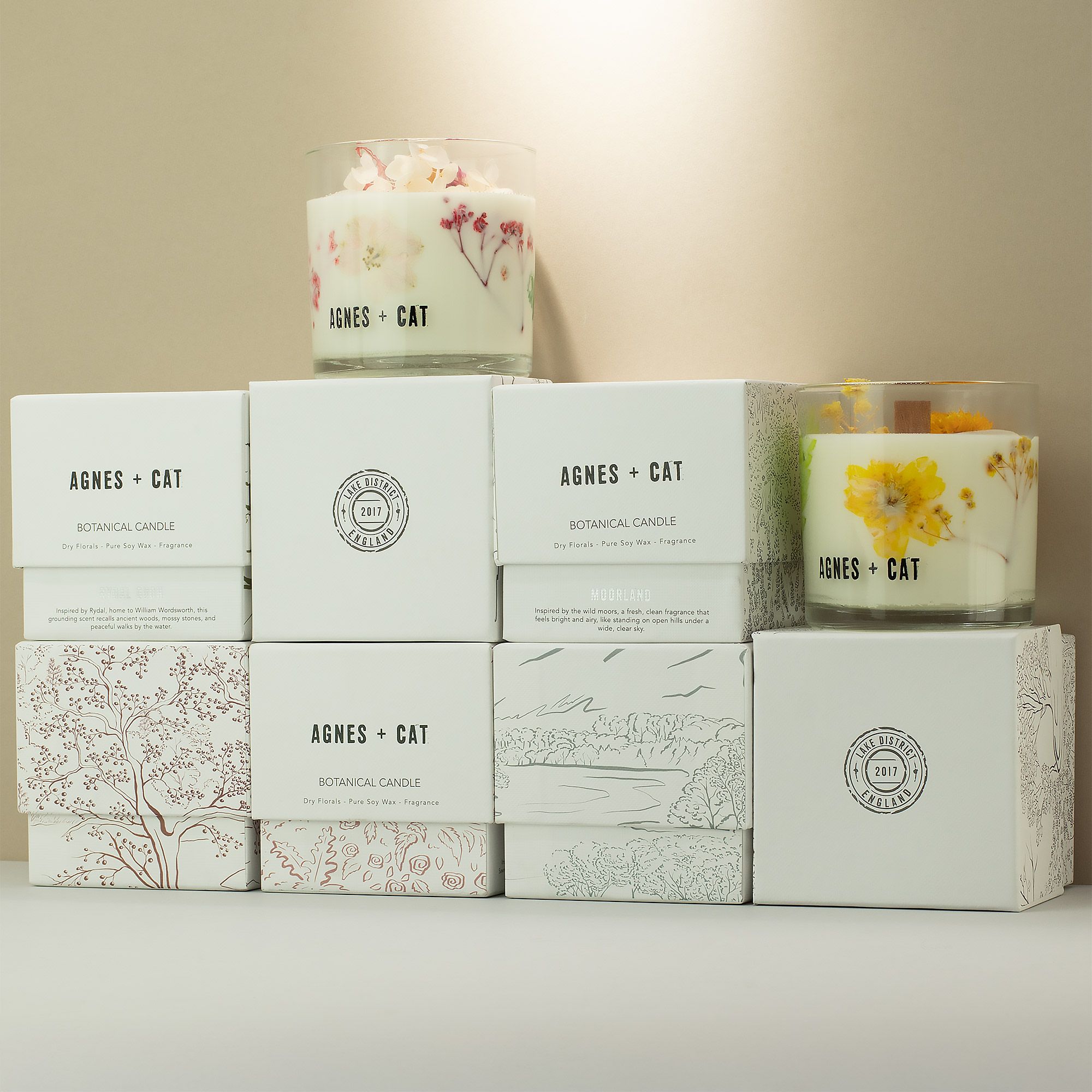Agnes + Cat Botanical Soy Wax Candle - Windermere - Image 2