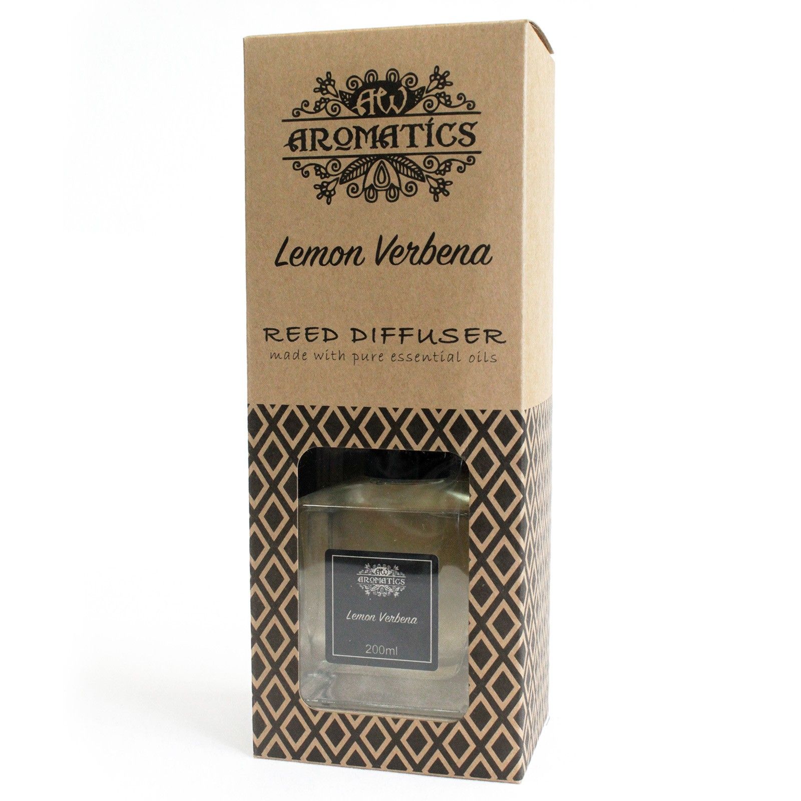 200ml Lemon Verbena Essential Oil Reed Diffuser - Image 2