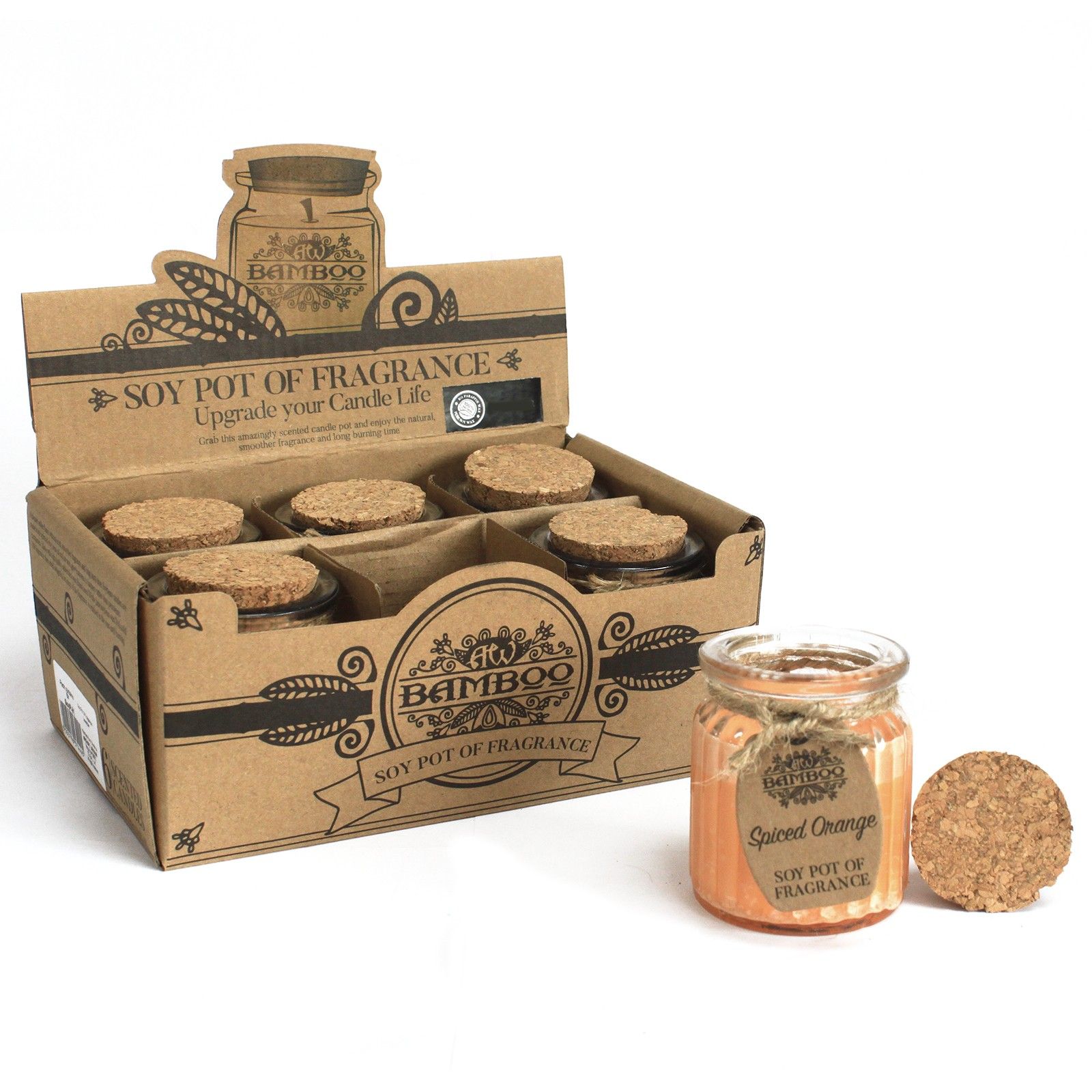 Spiced Orange Soy Pot of Fragrance Candles - Image 3