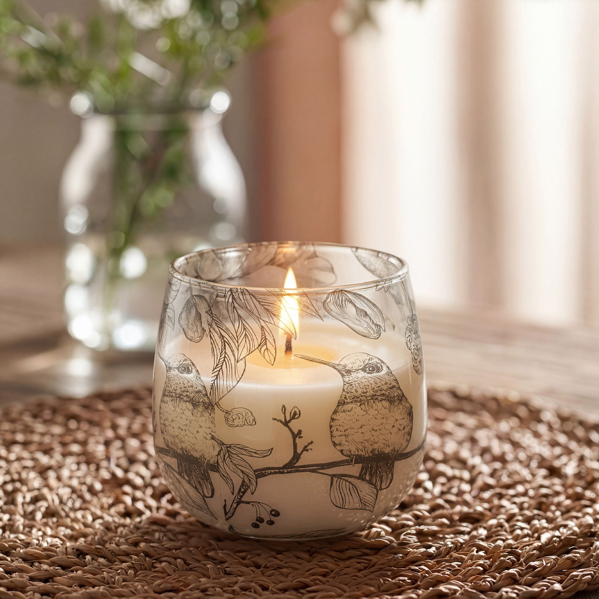 Medium Glass Jar Candles - Drawn by Flame - Image 2