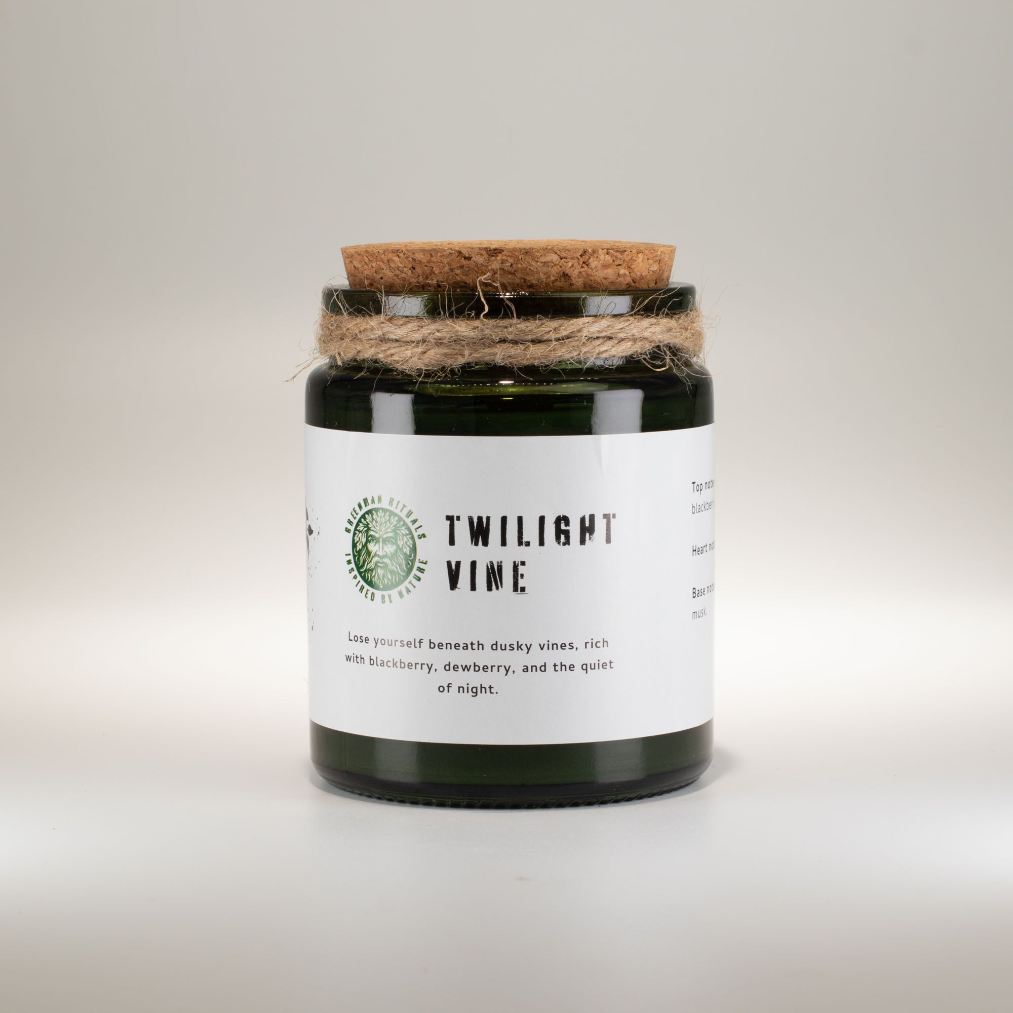 Greenman Woodwick Soy Candle - Twilight Vine - Image 2