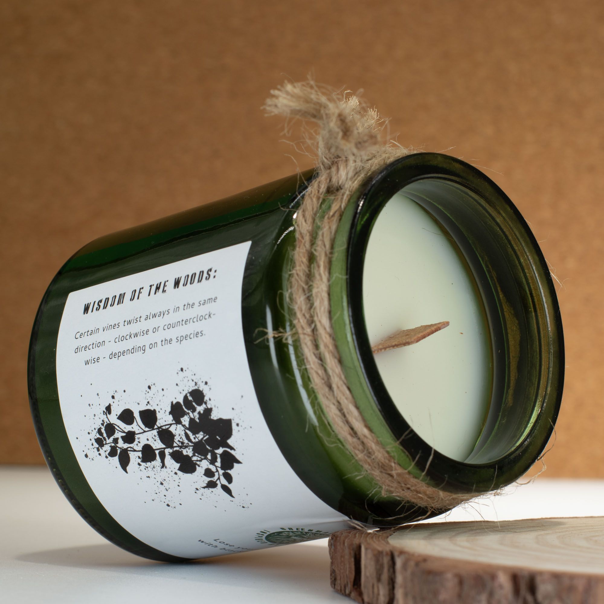 Greenman Woodwick Soy Candle - Twilight Vine - Image 3