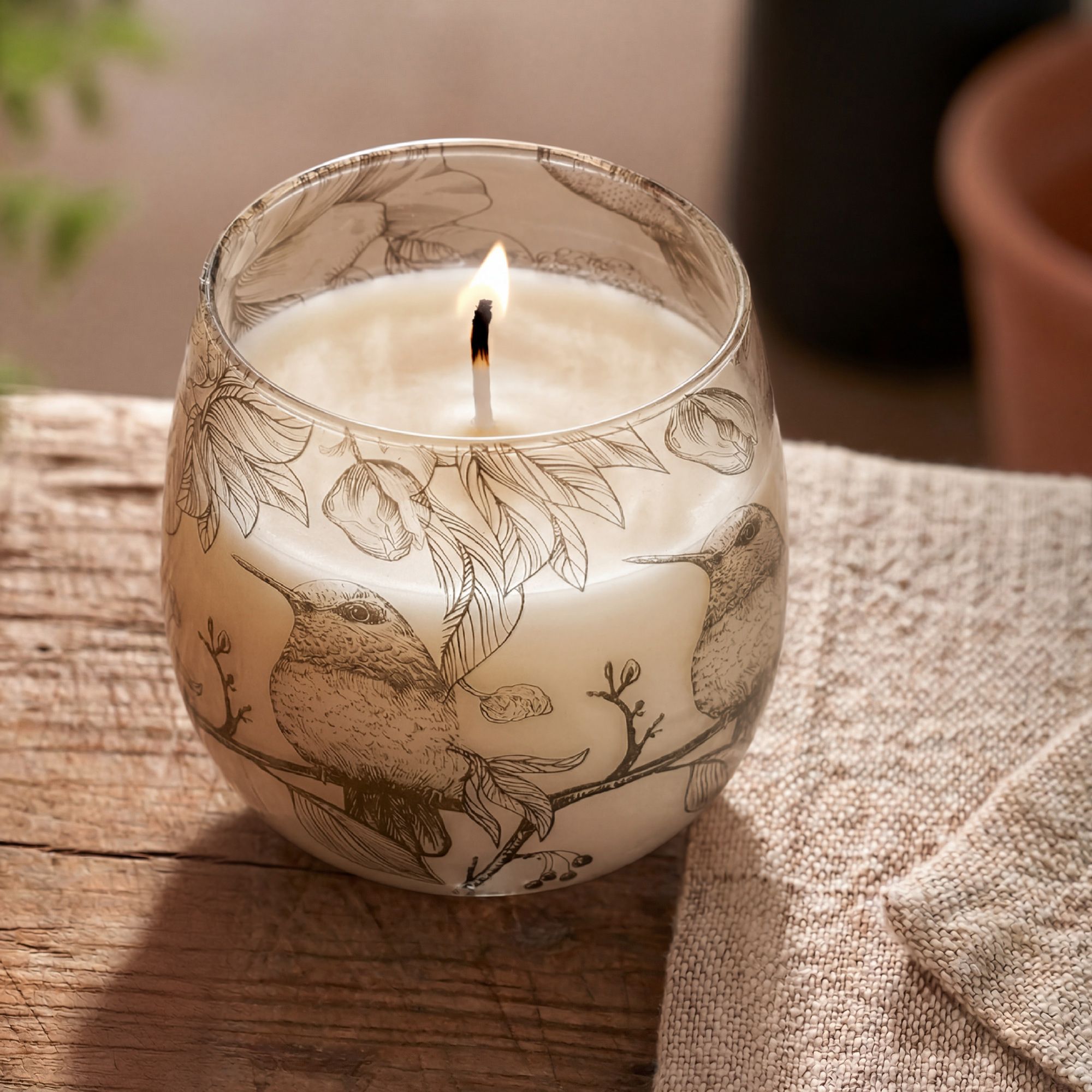 Medium Glass Jar Candles - Drawn by Flame - Image 5