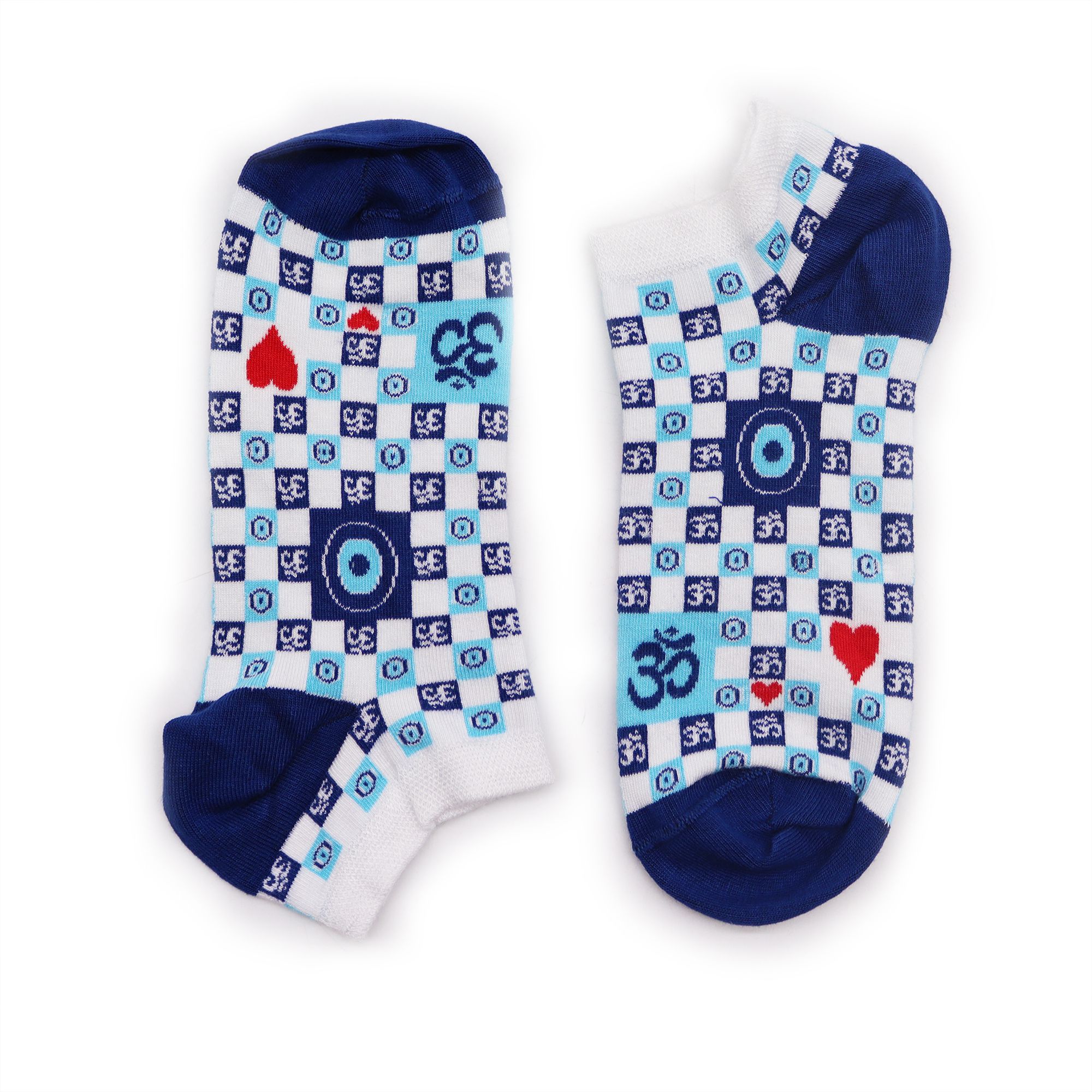 S/M Hop Hare Bamboo Socks Low (3.5-6.5) - Ohm Evil Eye - Image 4